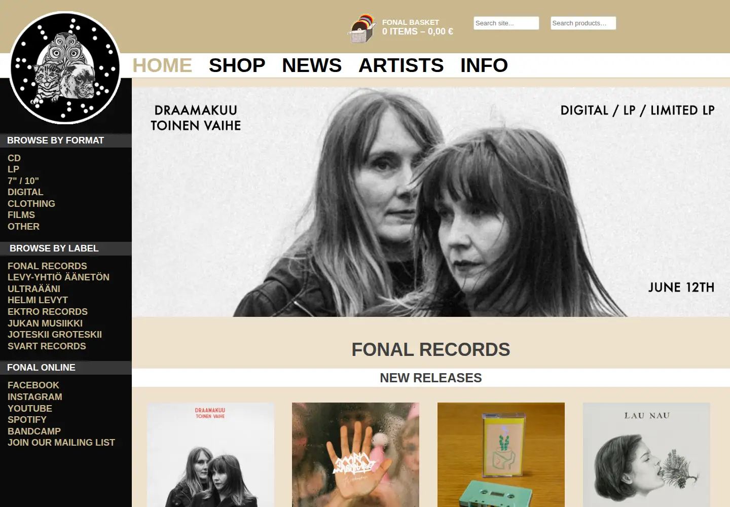 Screenshot of fonal.com