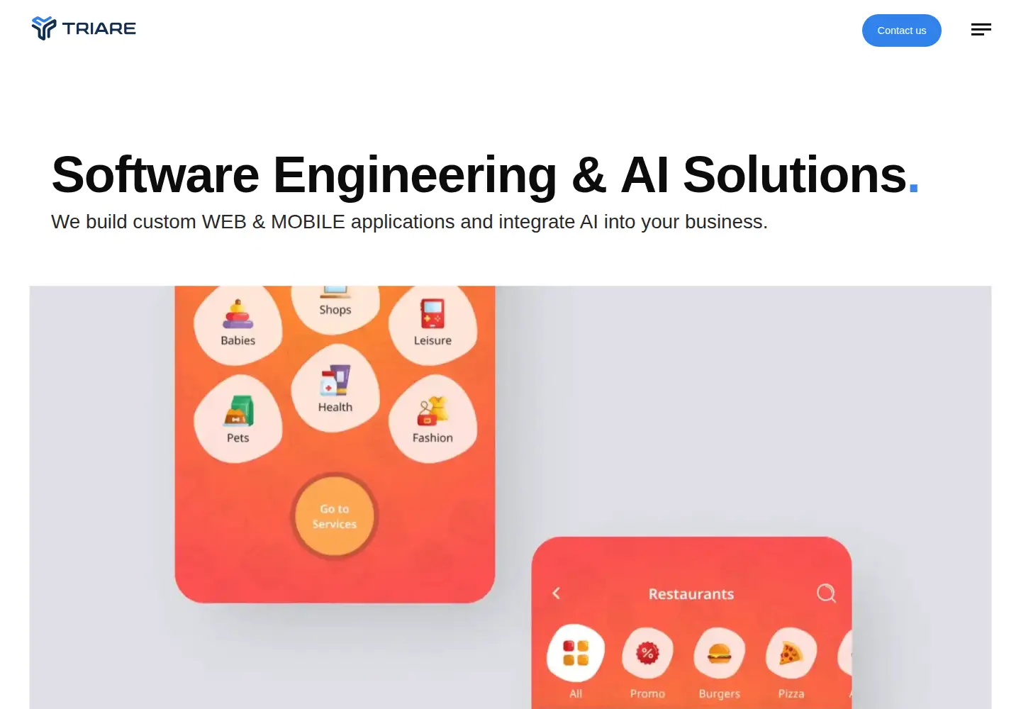 Screenshot of triare.net