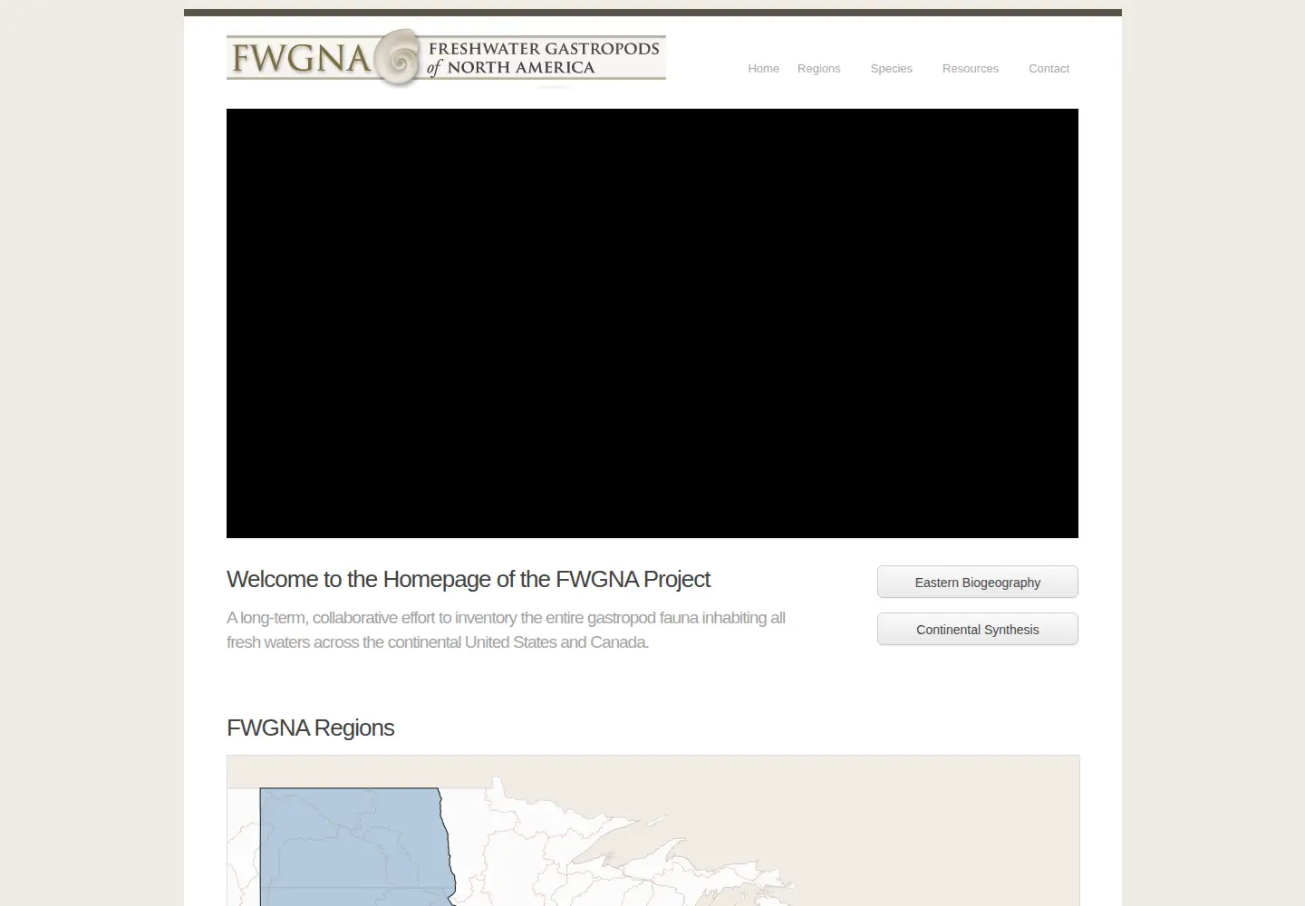 Captured homepage of fwgna.org in the current scan