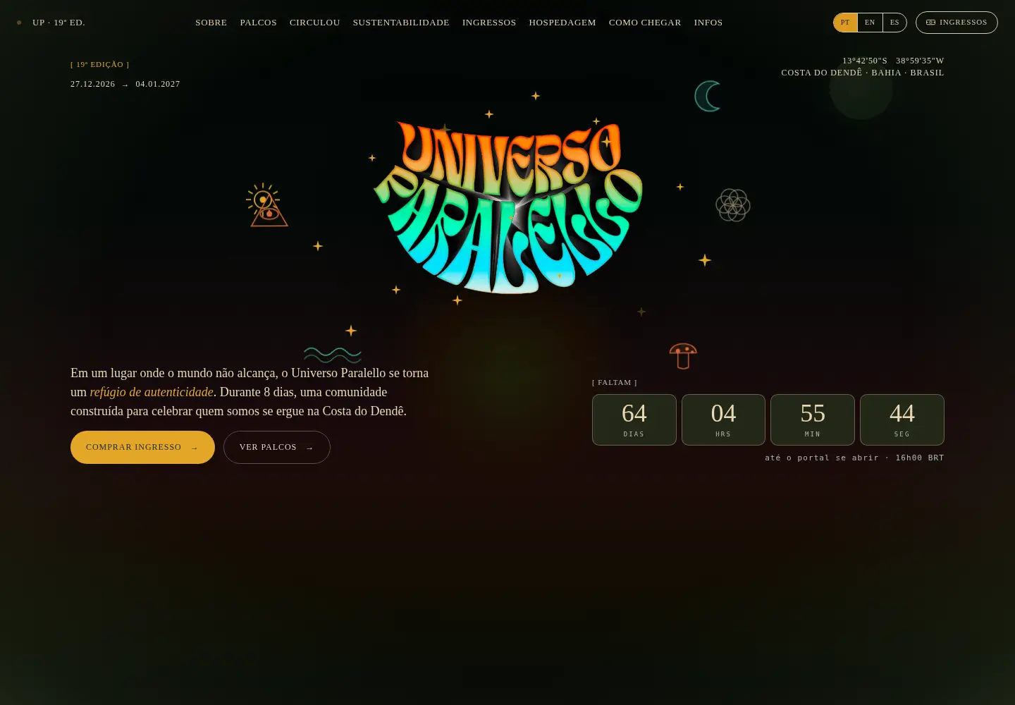 Screenshot of universoparalello.org