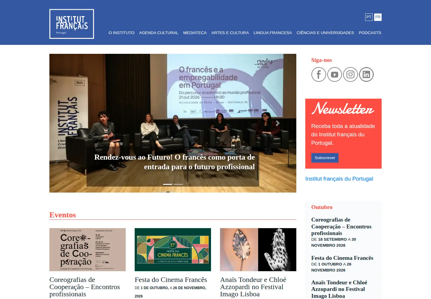 Screenshot of ifp-lisboa.com