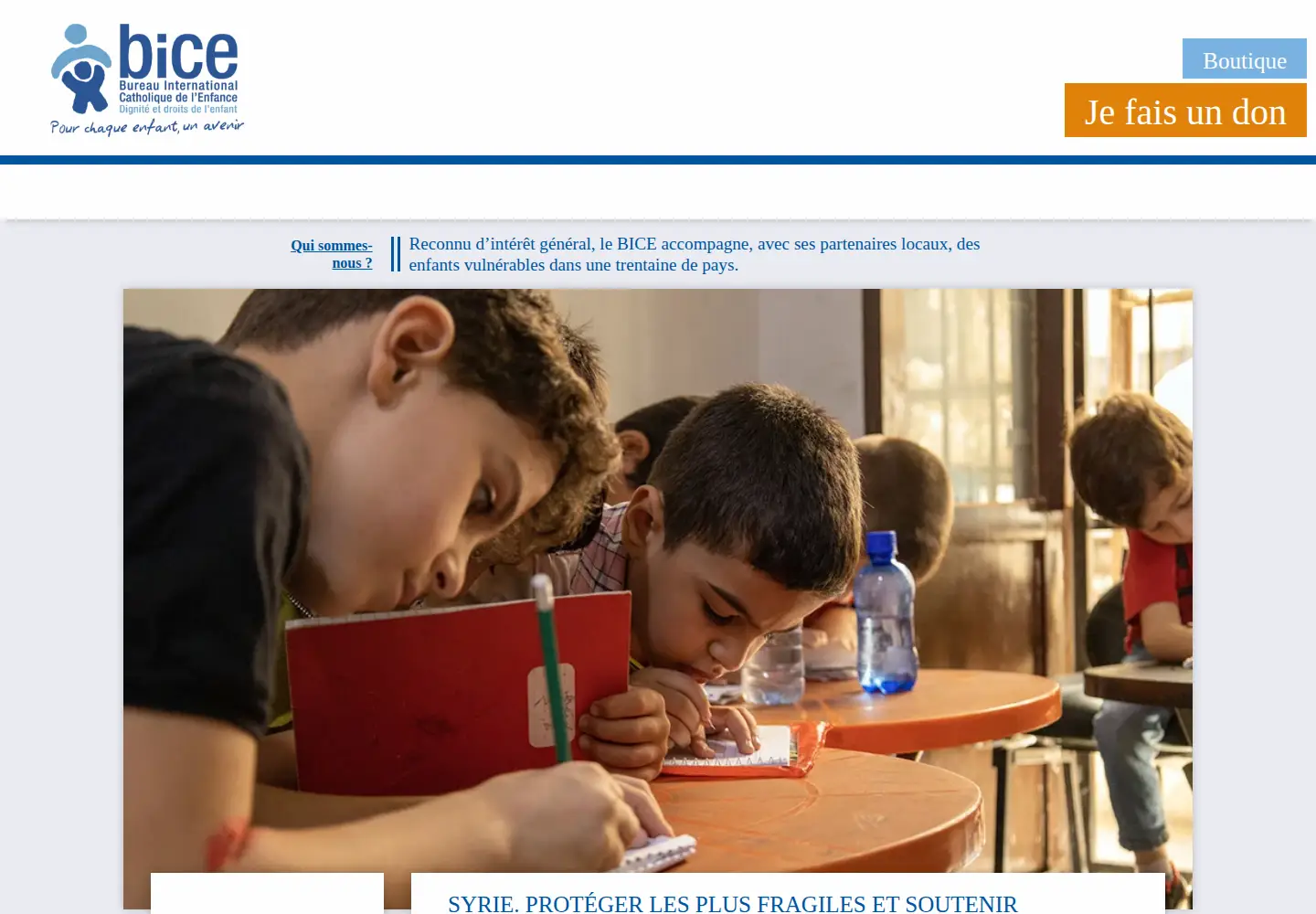 Screenshot of bice.org