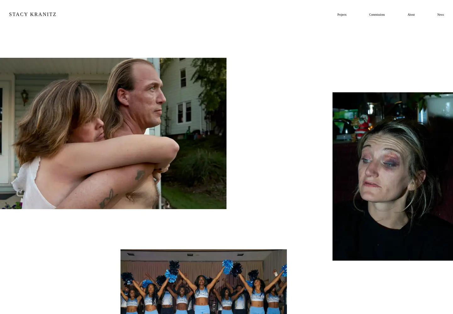 Captured homepage of stacykranitz.com in the current scan