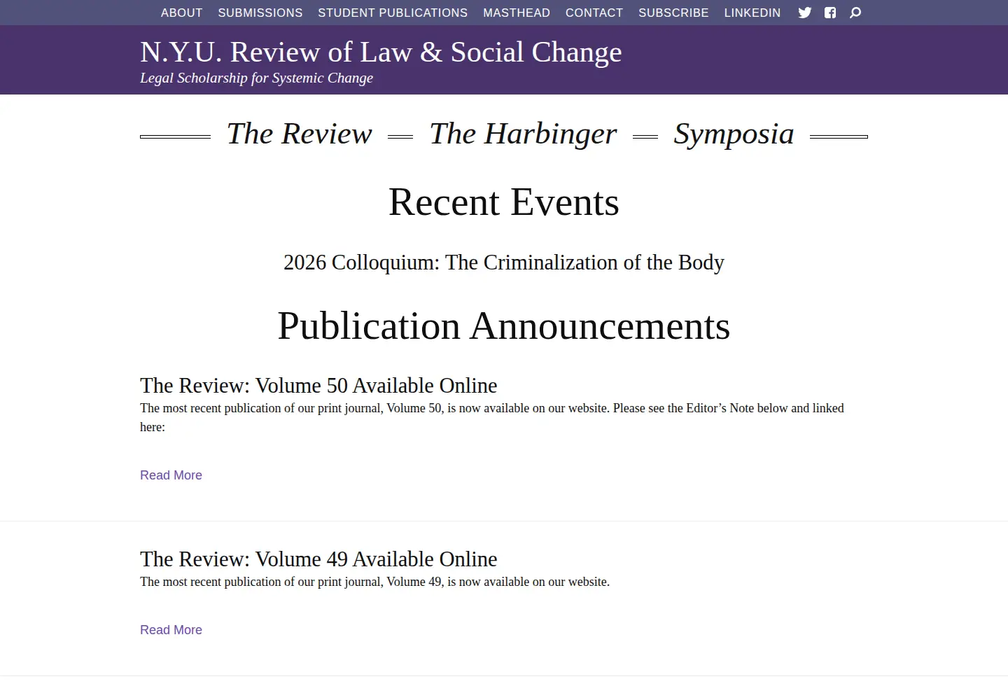 Screenshot of socialchangenyu.com