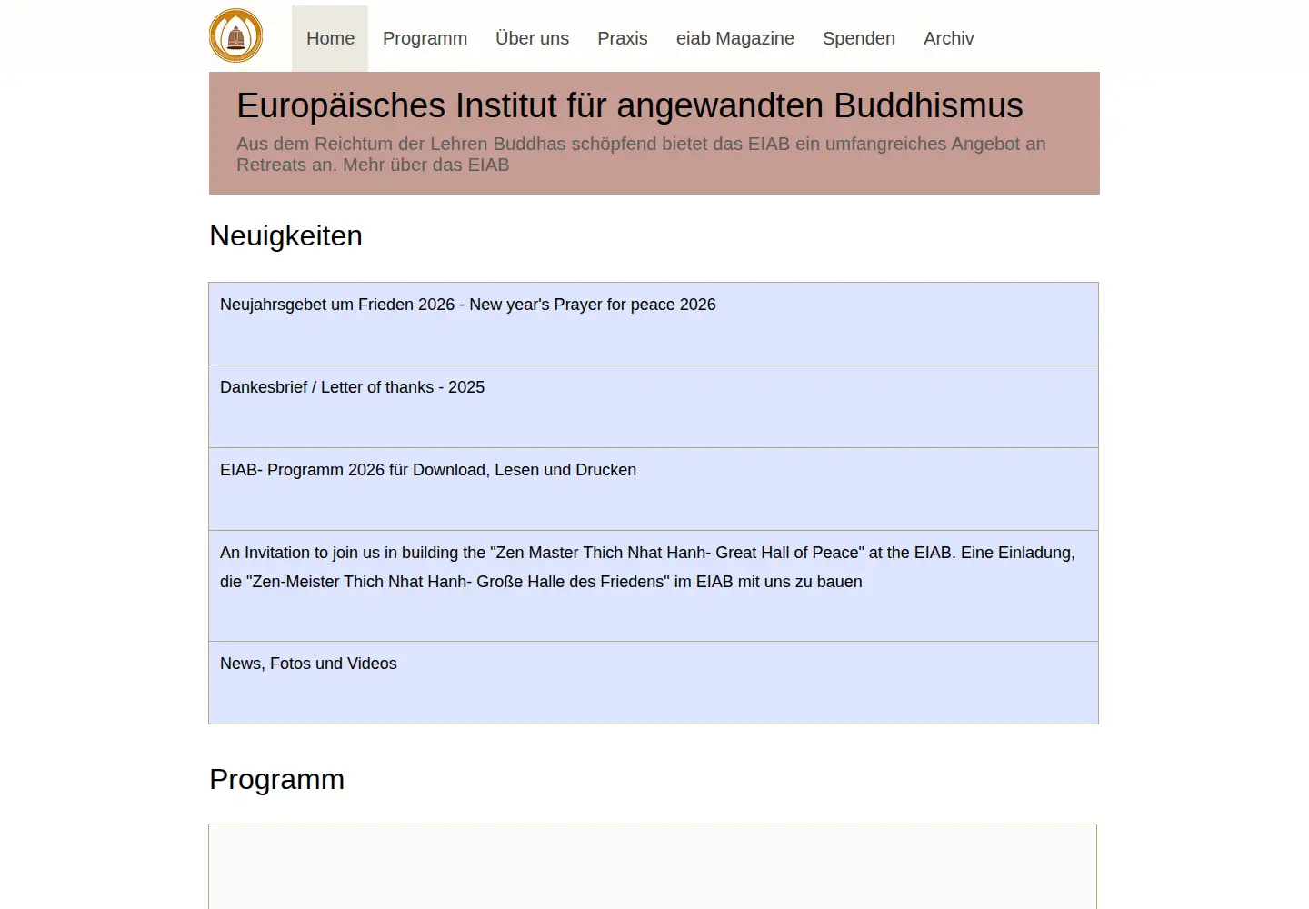 Screenshot of eiab.eu