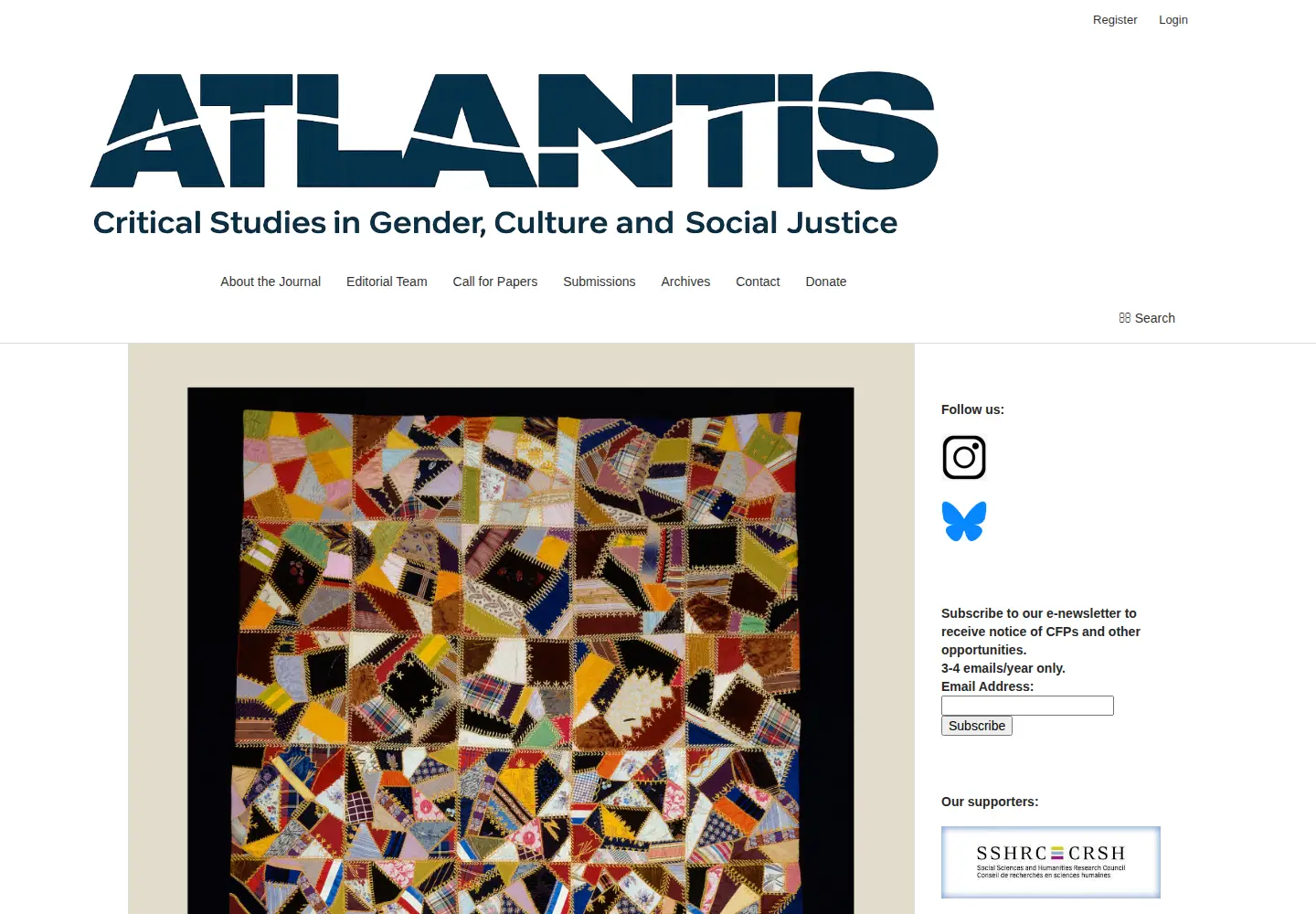 Screenshot of atlantisjournal.ca