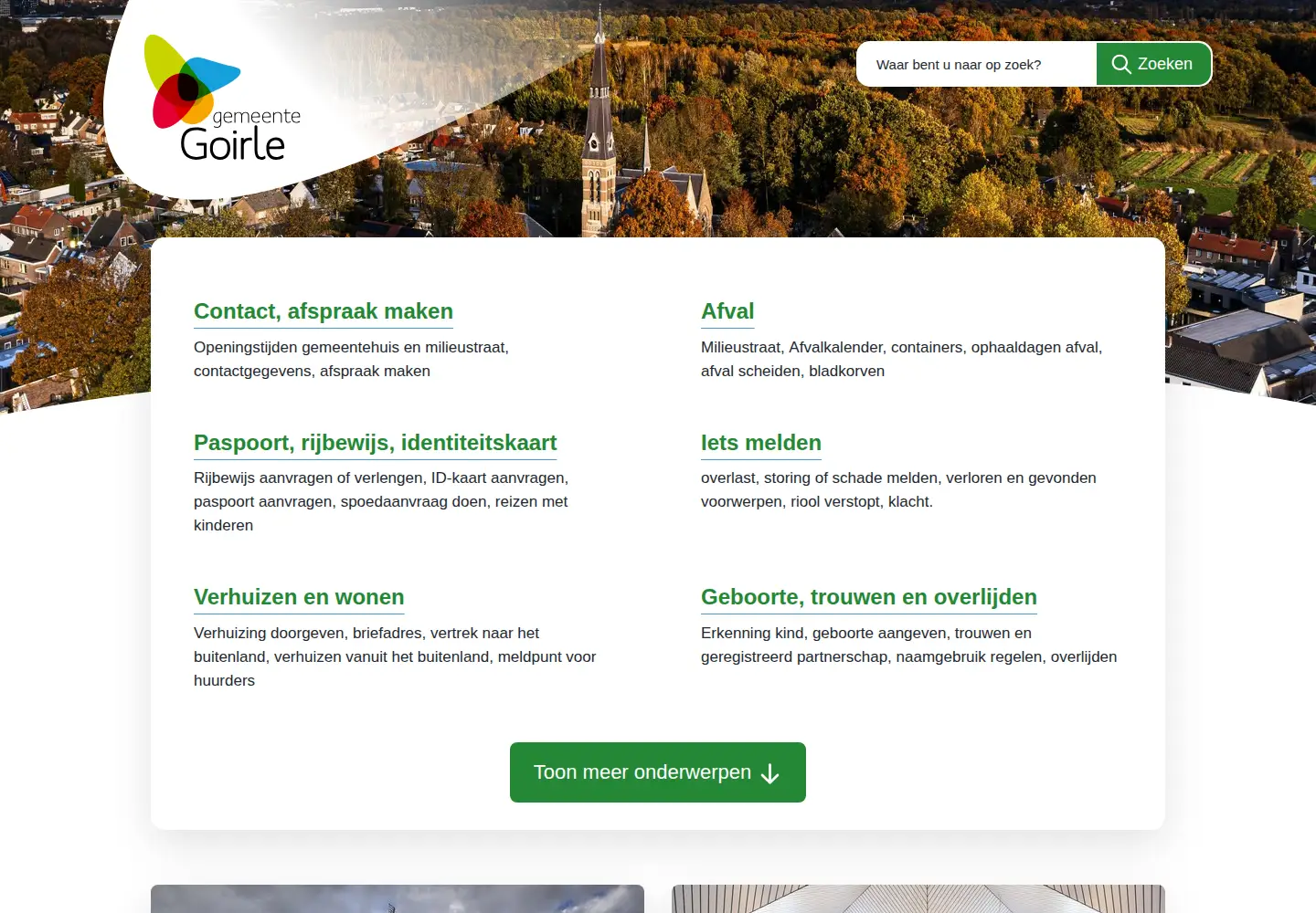 Screenshot of goirle.nl
