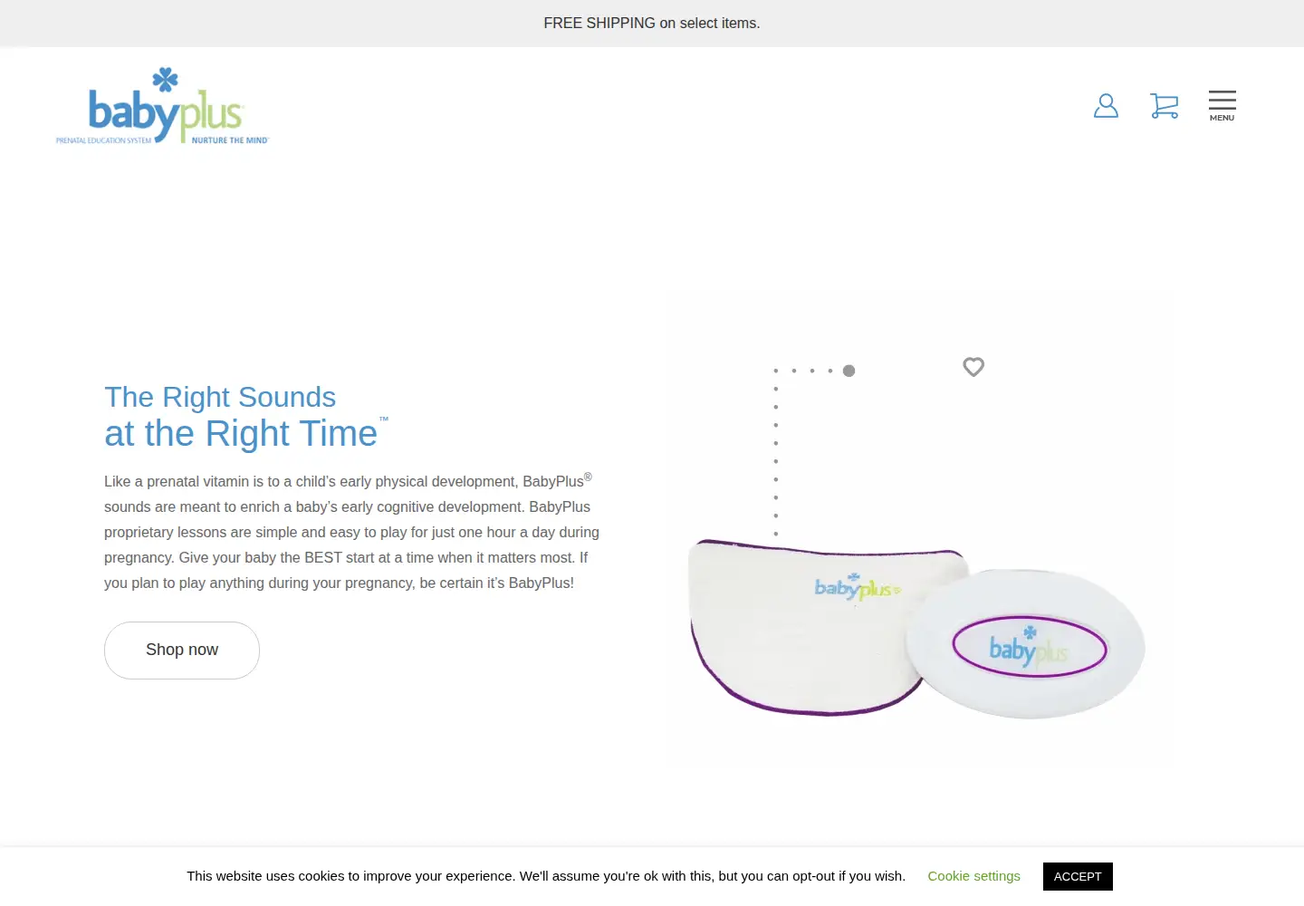Screenshot of babyplus.com