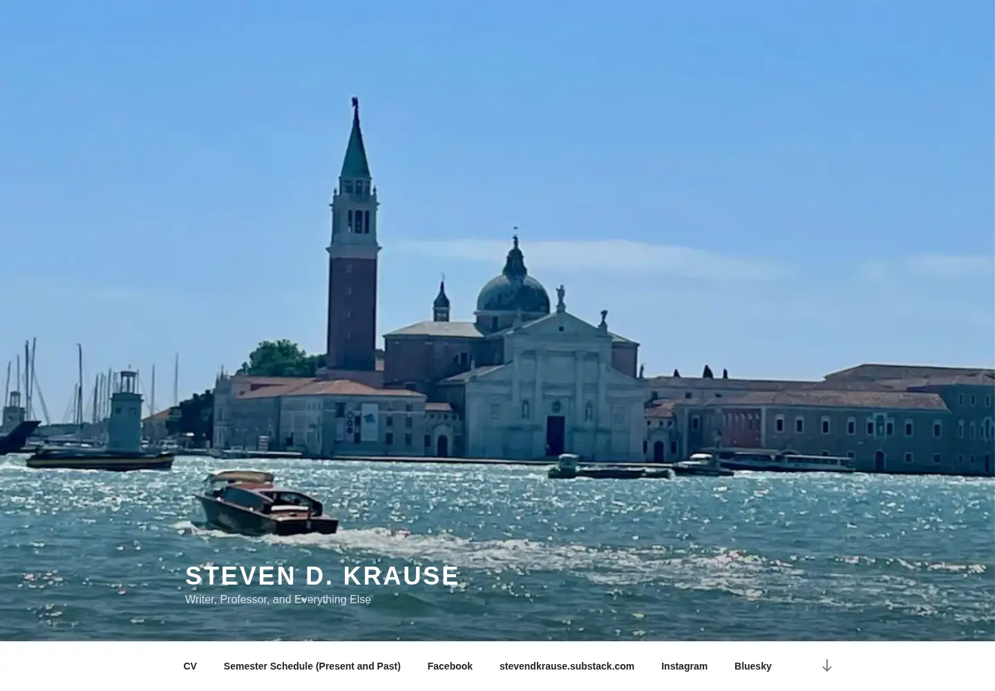 Screenshot of stevendkrause.com