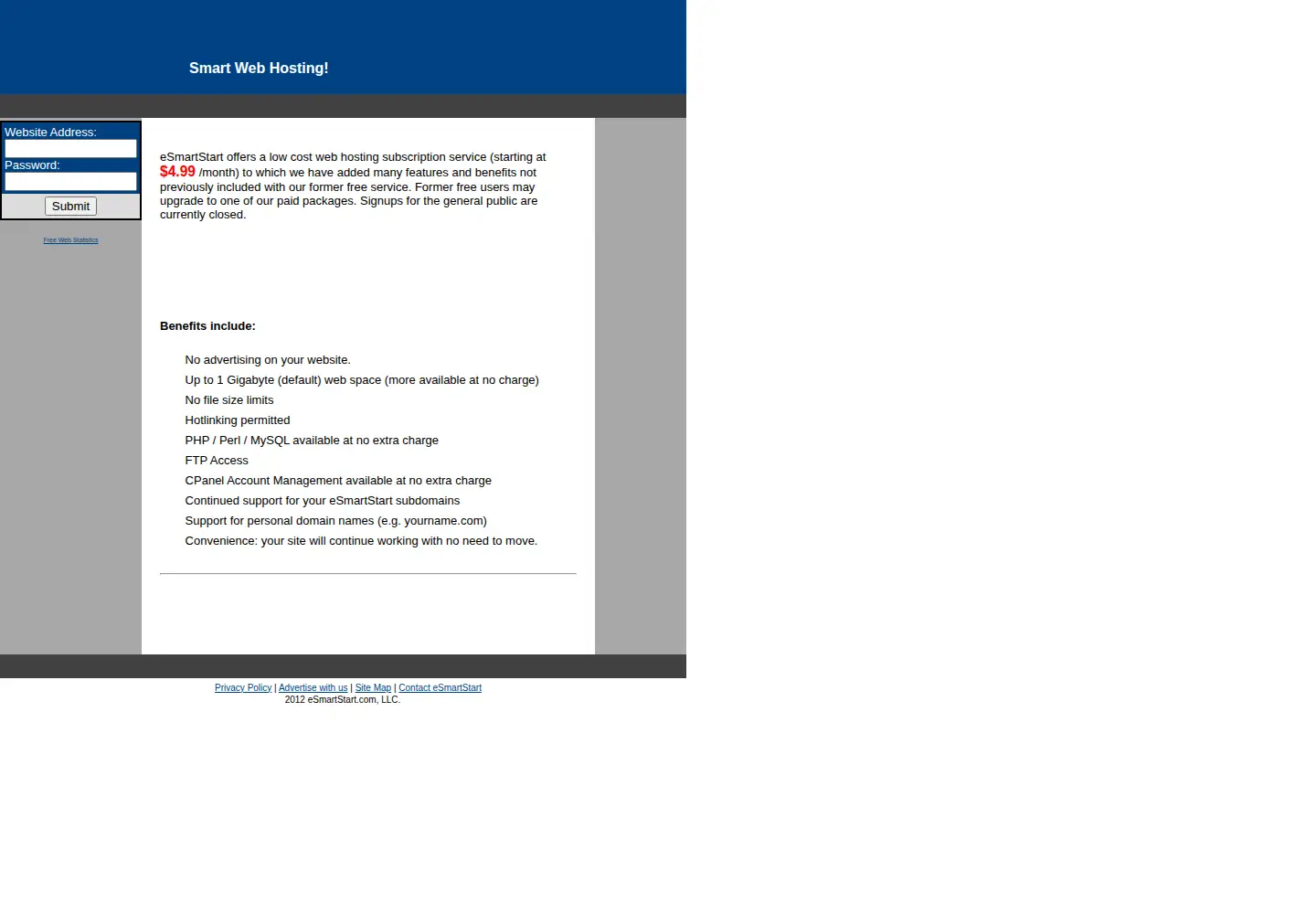 Screenshot of 50g.com