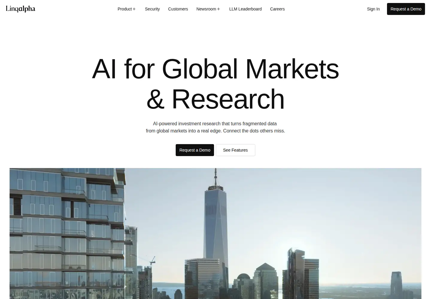 Screenshot of linqalpha.com