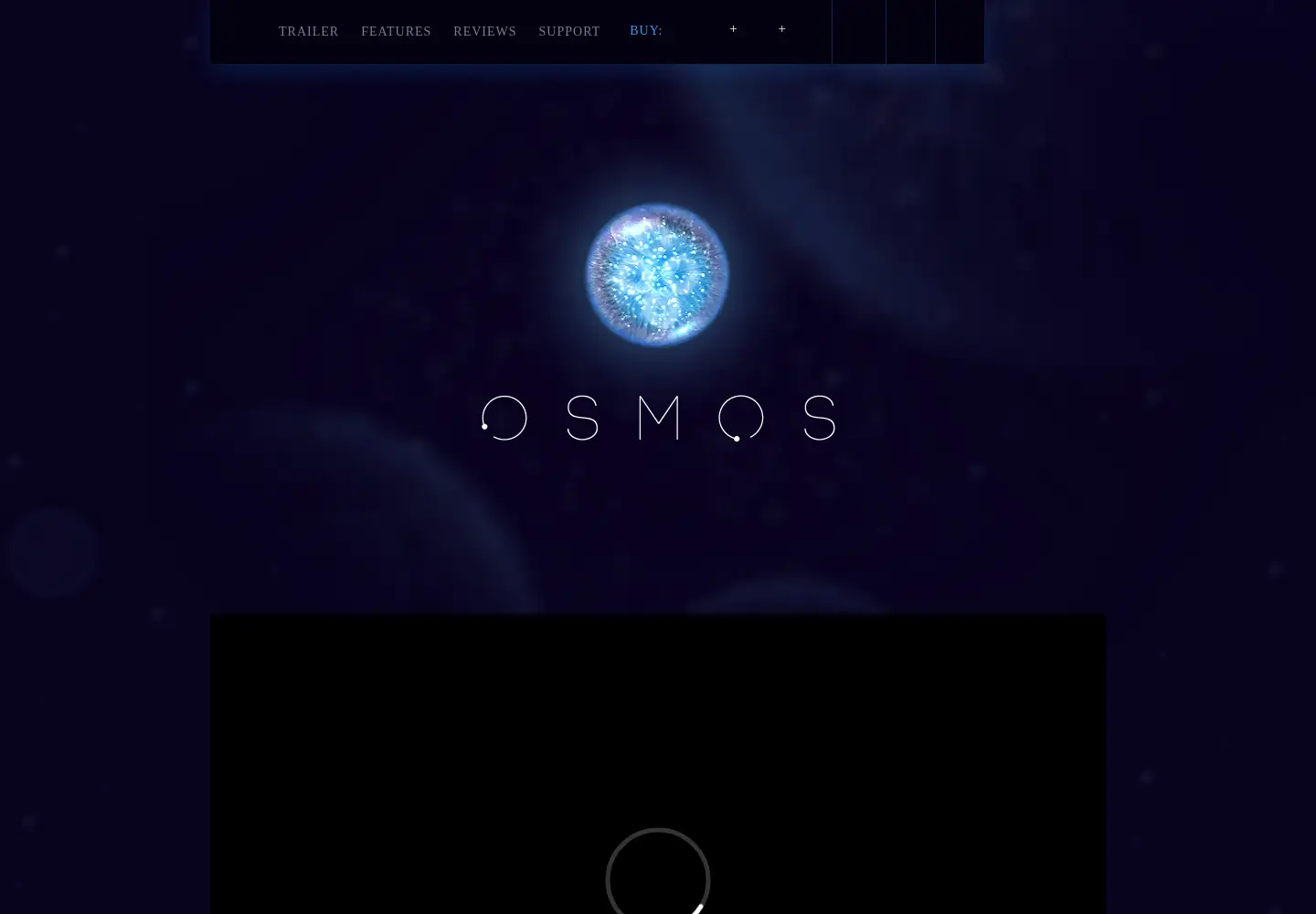 Screenshot of osmos-game.com