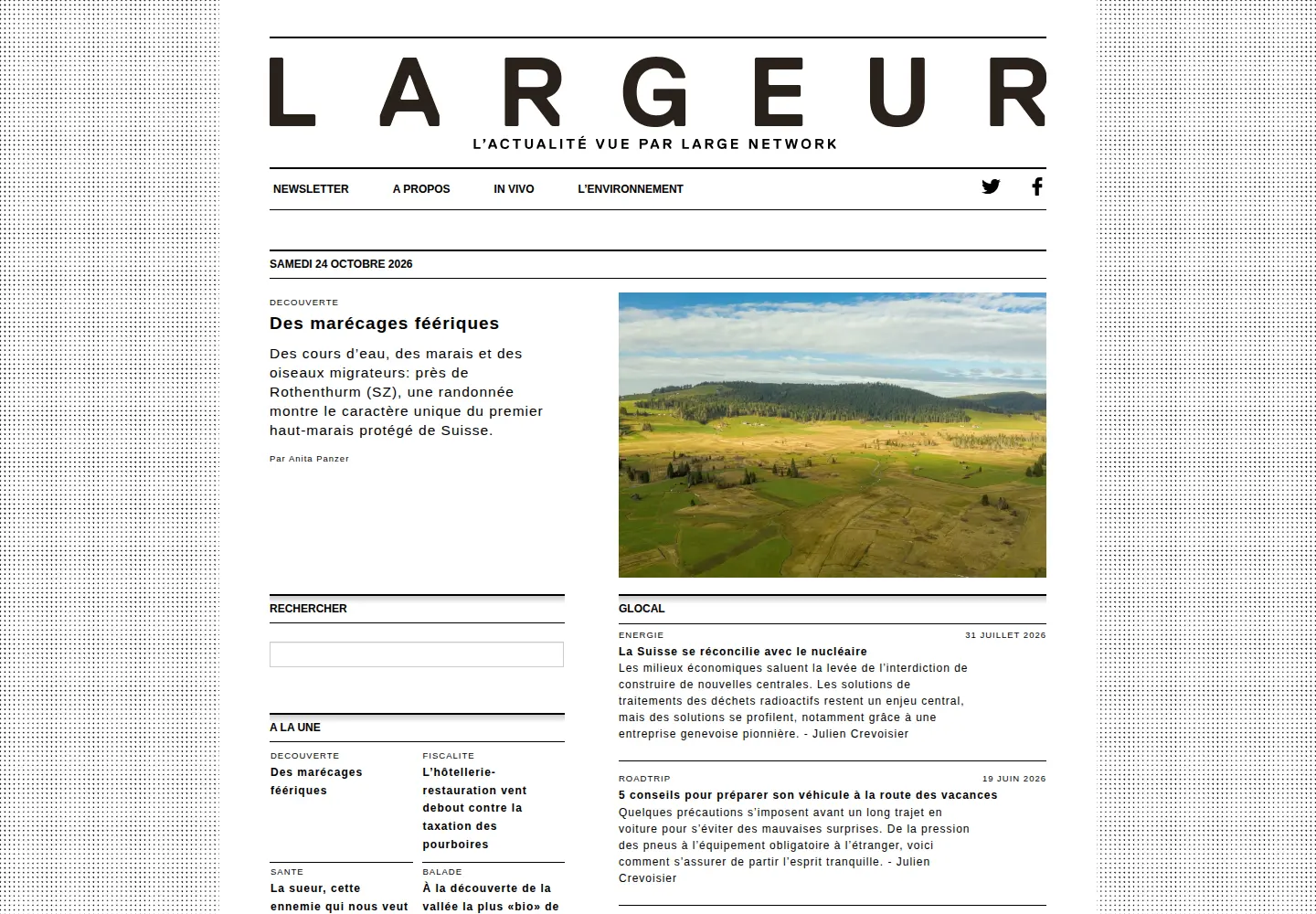Screenshot of largeur.com