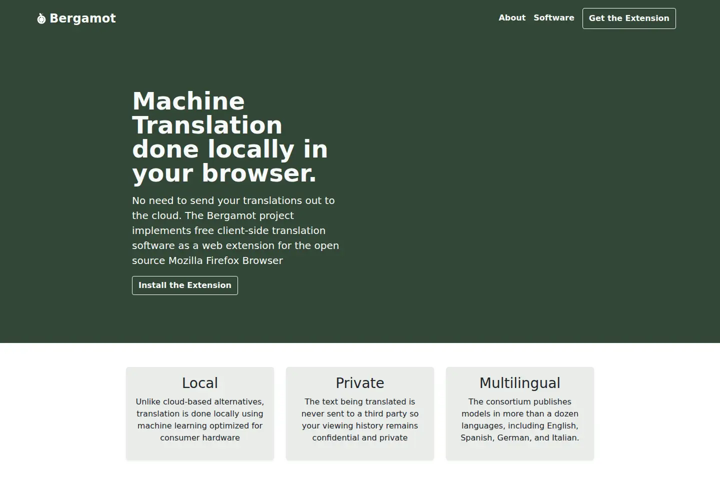Captured homepage of browser.mt in the current scan