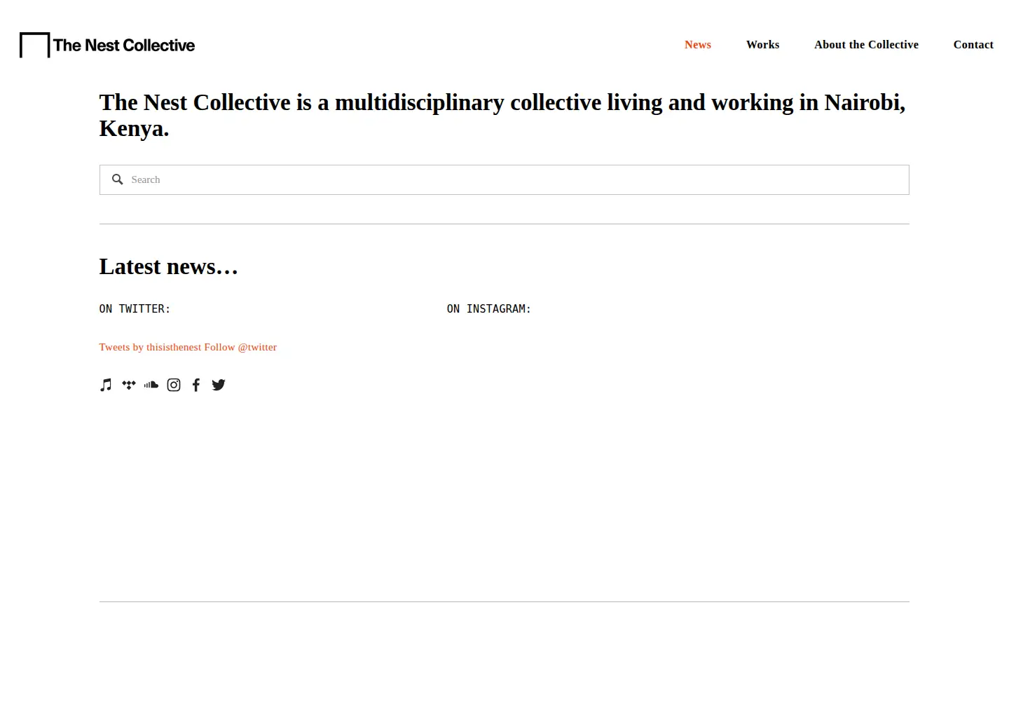 Screenshot of thisisthenest.com