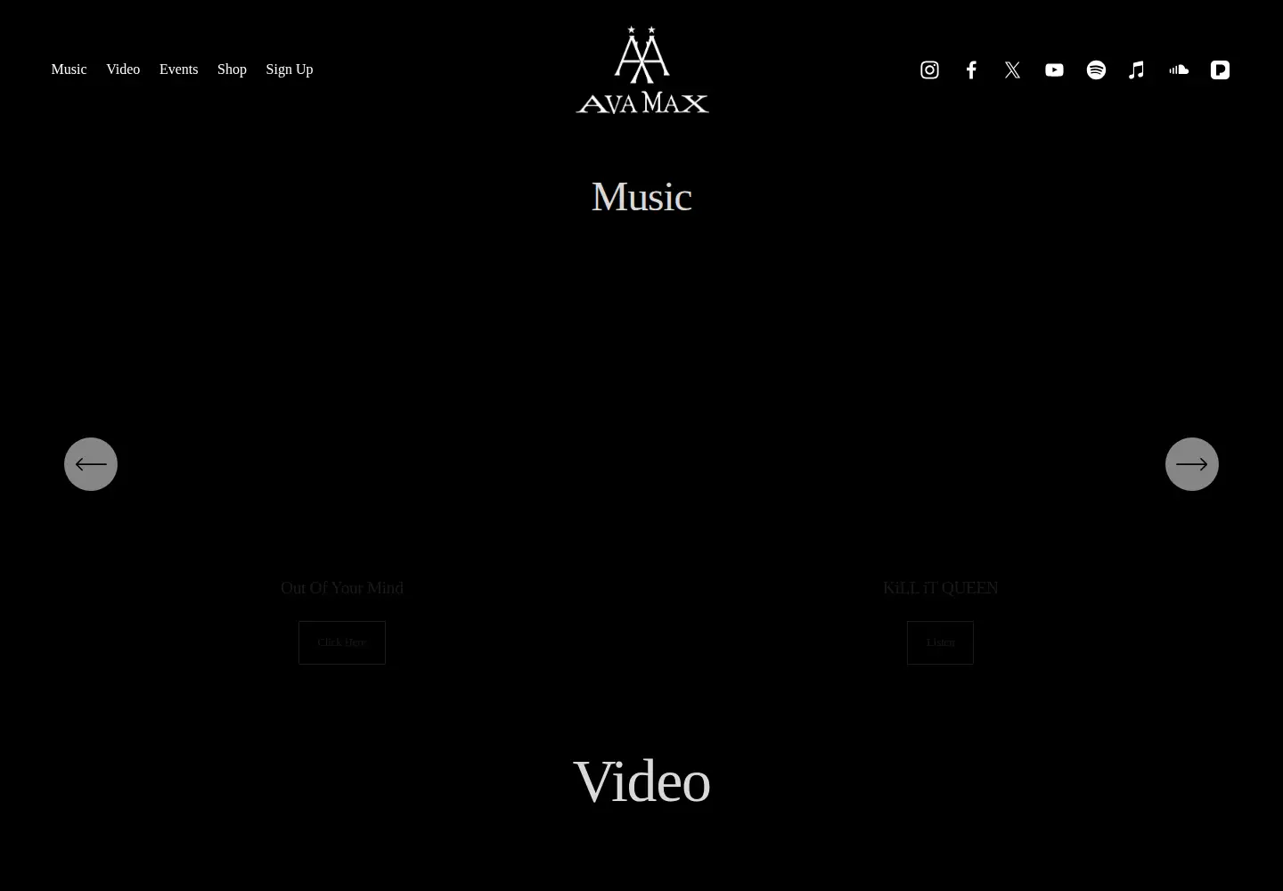 Screenshot of avamax.com
