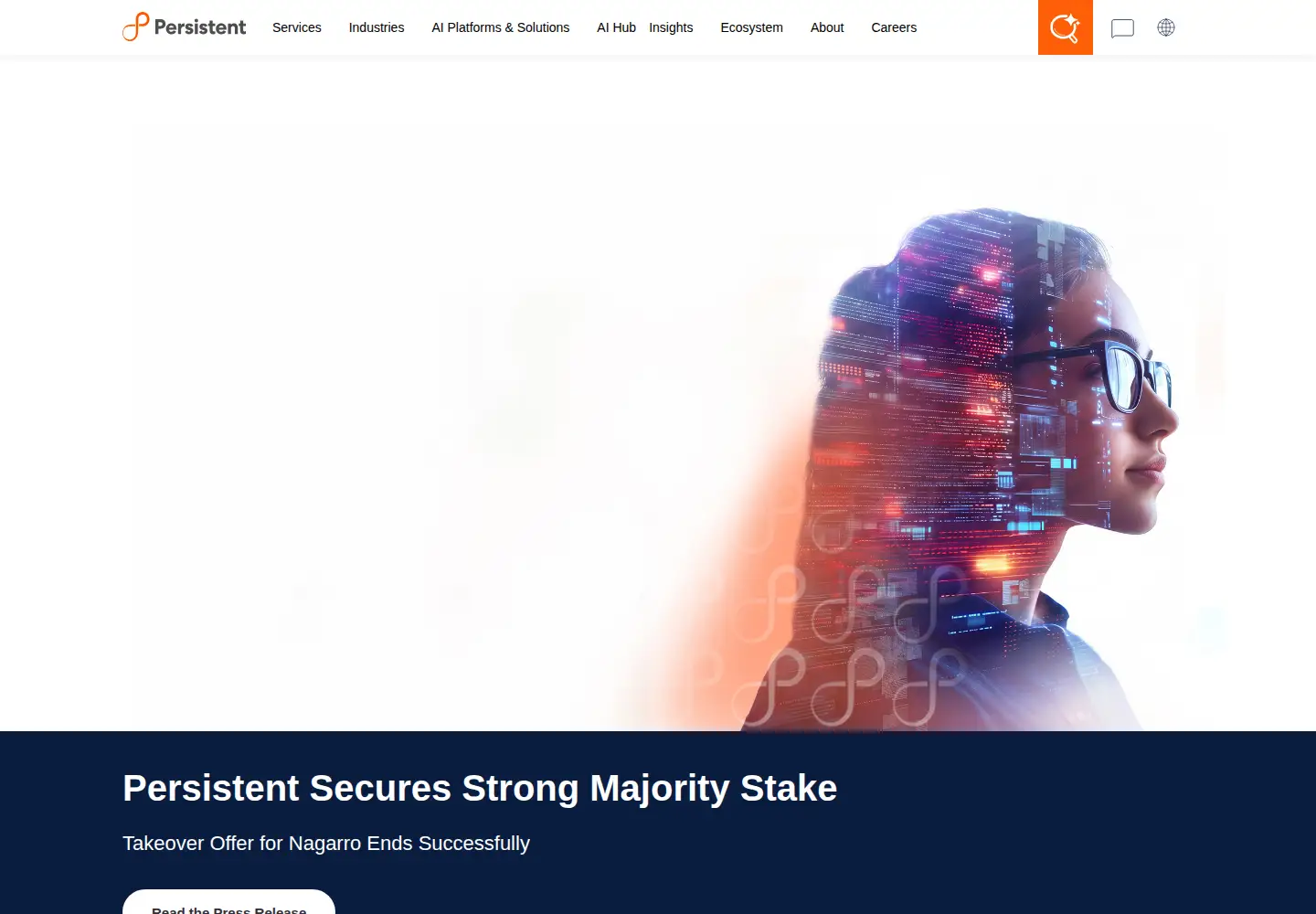 Screenshot of persistentsys.com