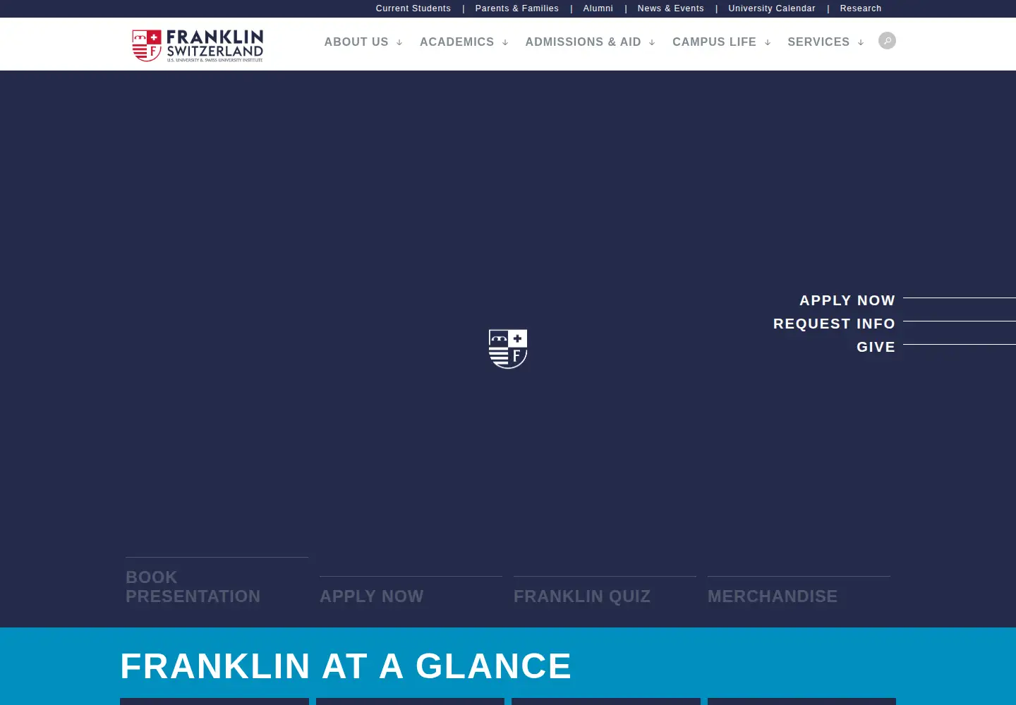 Screenshot of fus.edu