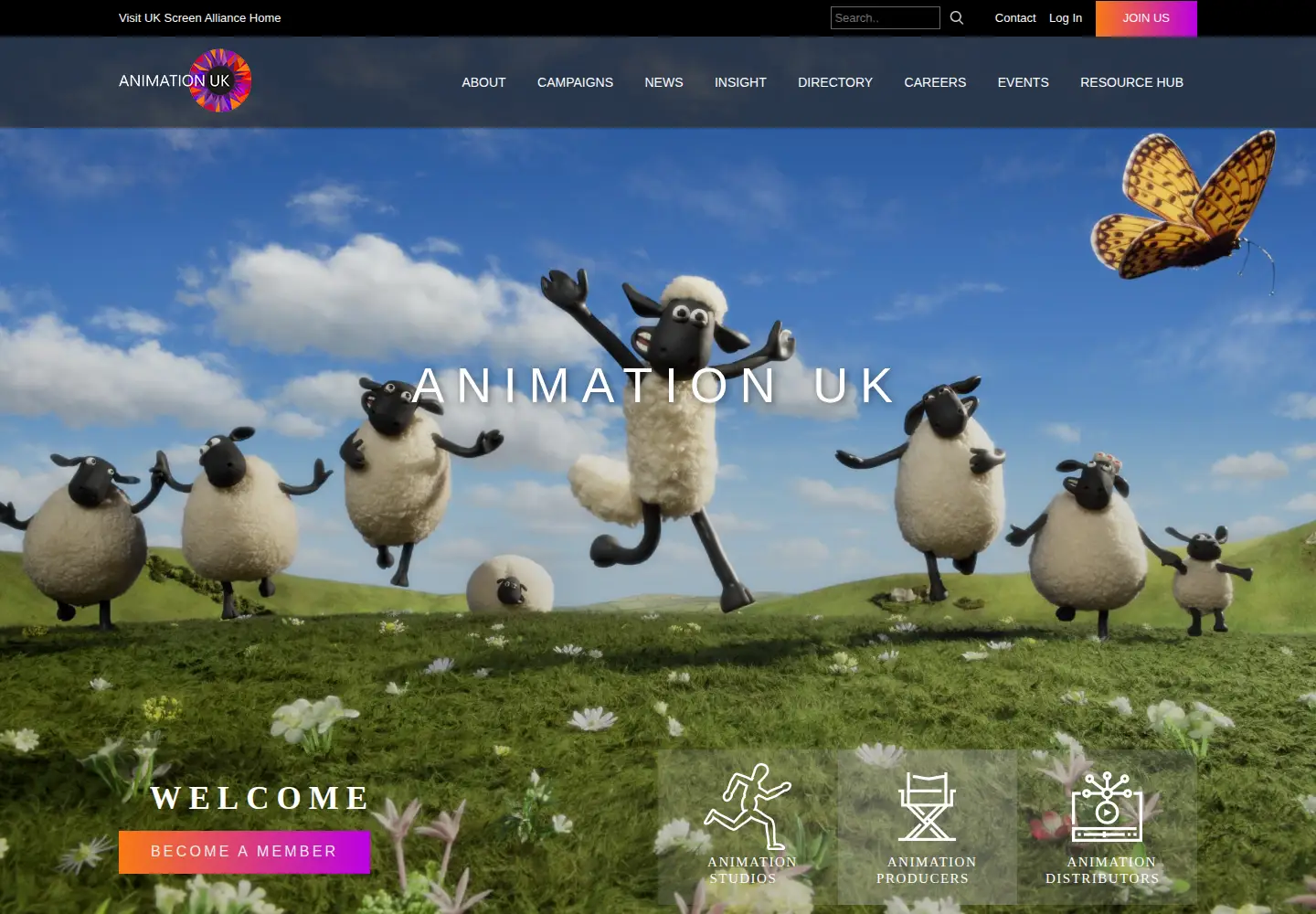 Screenshot of animationuk.org