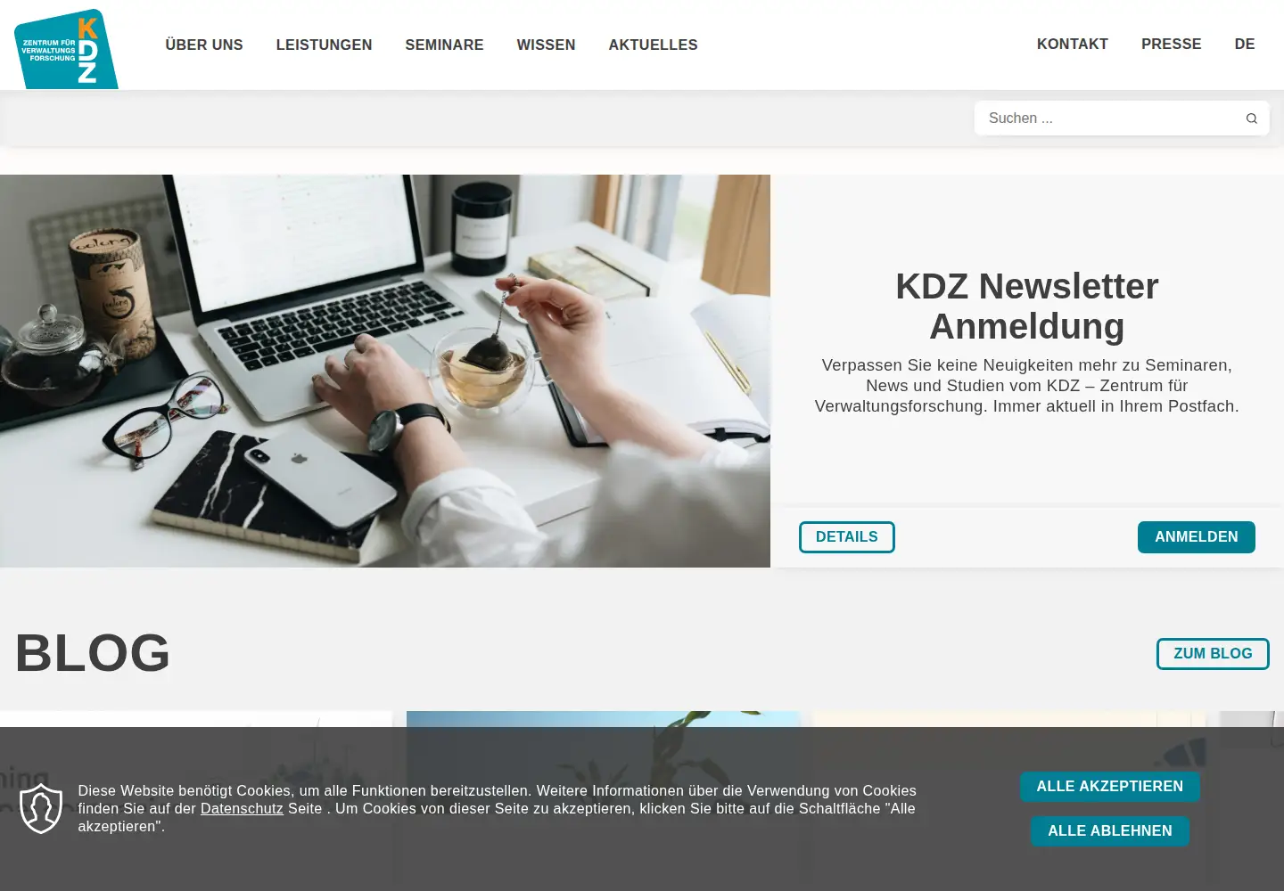 Screenshot of kdz.eu