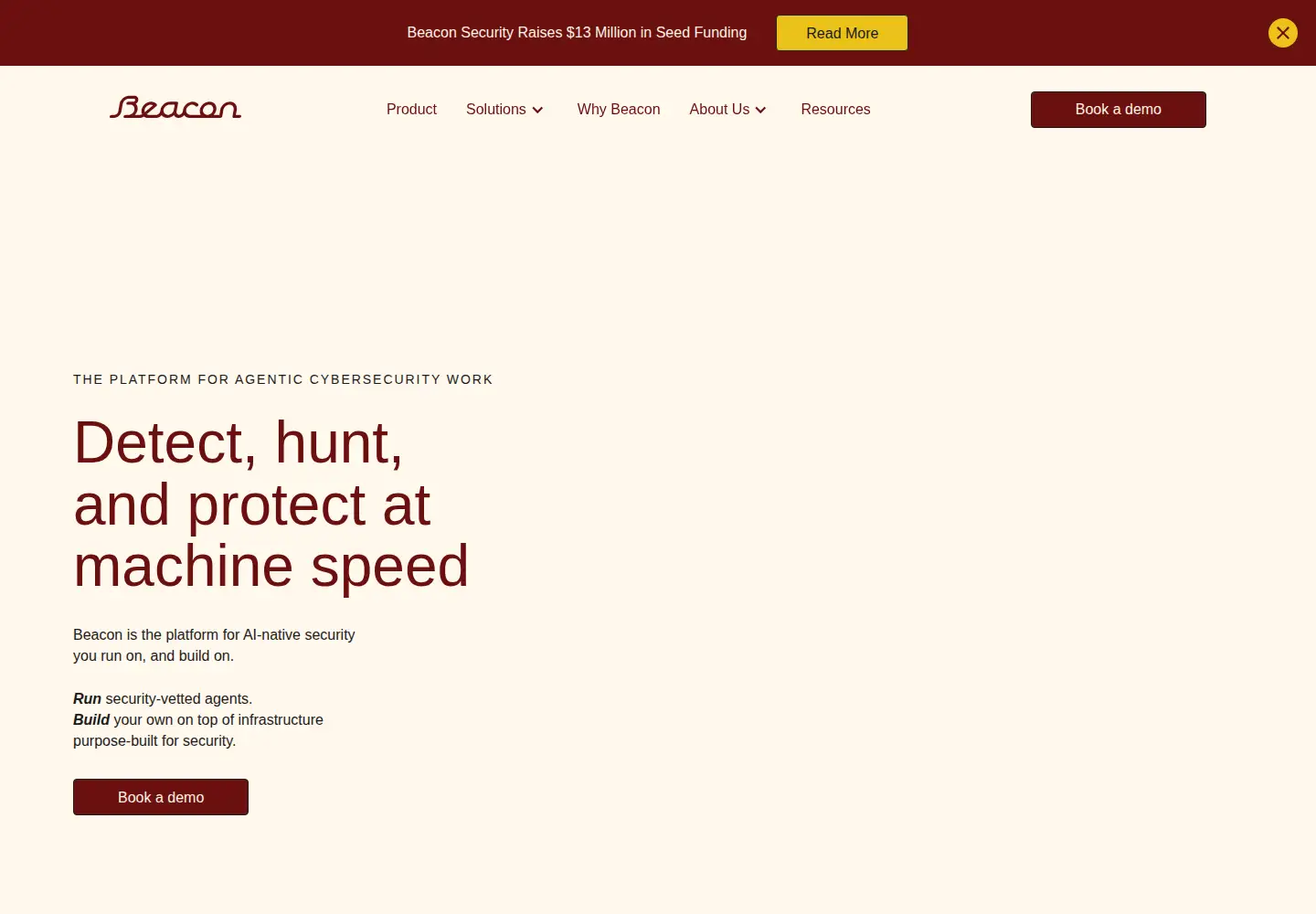 Screenshot of beacon.security