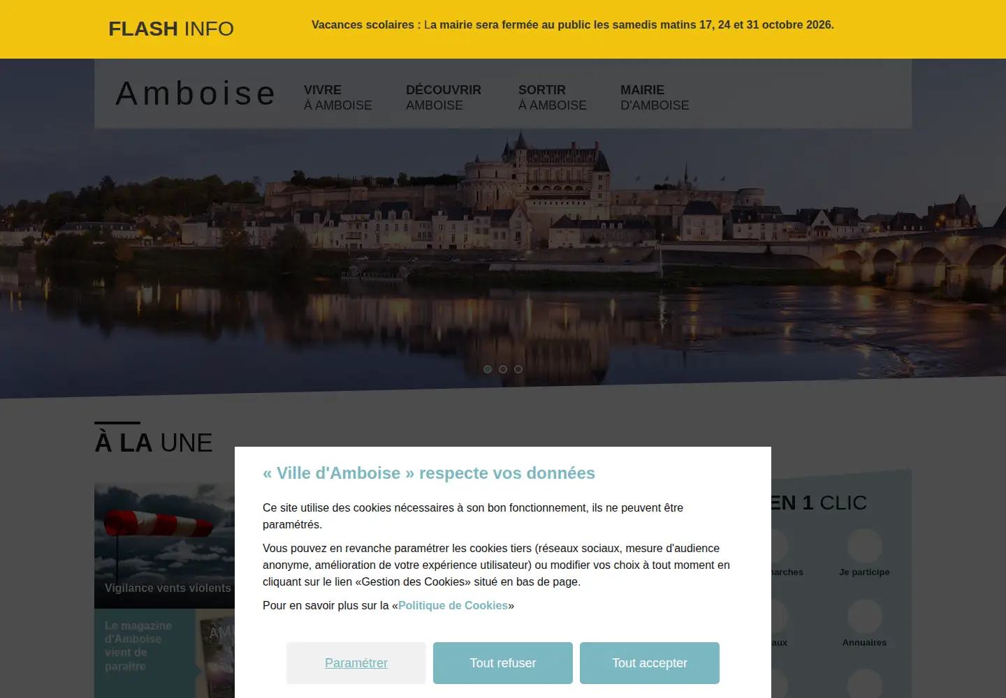 Screenshot of ville-amboise.fr
