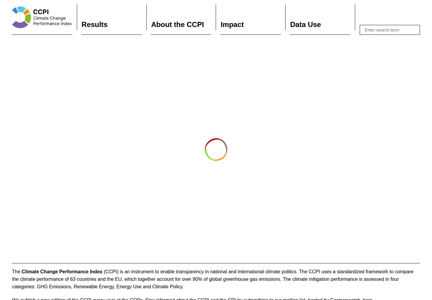 Screenshot of climate-change-performance-index.org