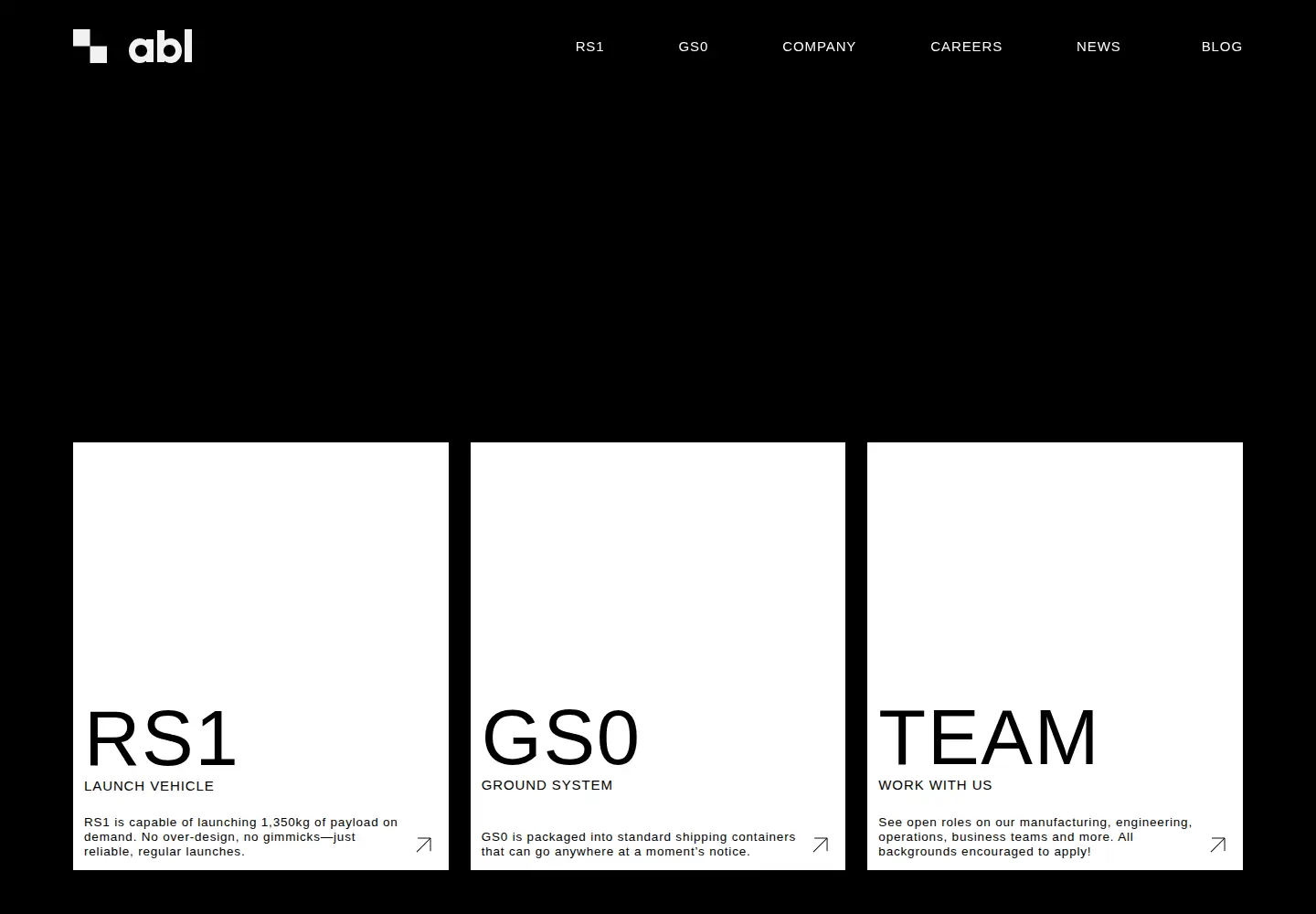 Screenshot of ablspacesystems.com