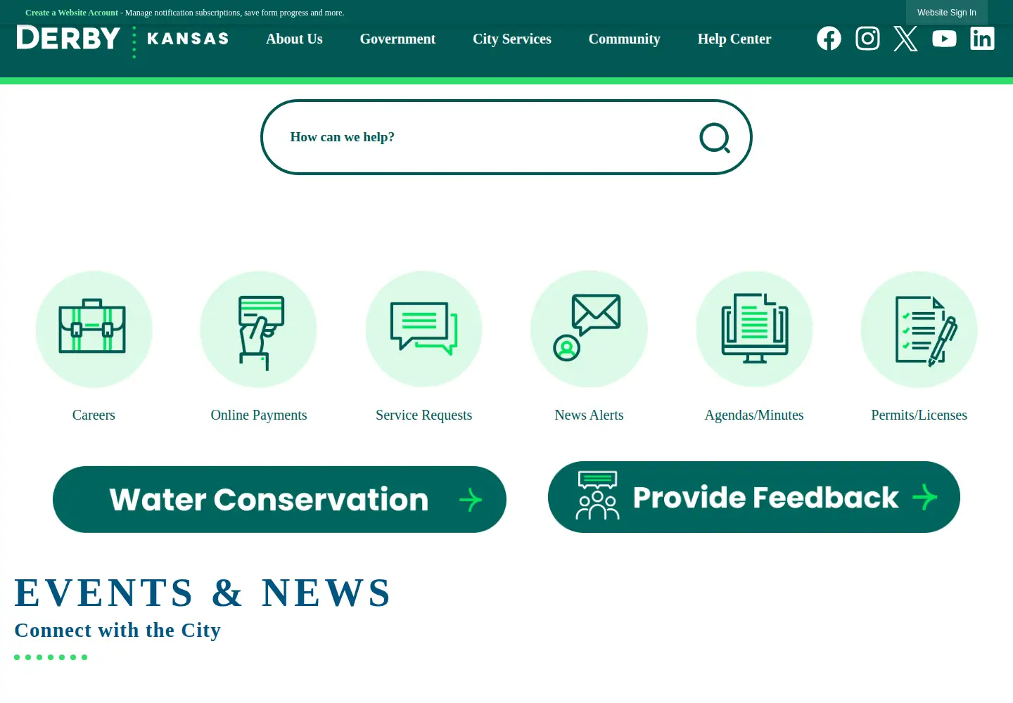 Screenshot of derbyweb.com