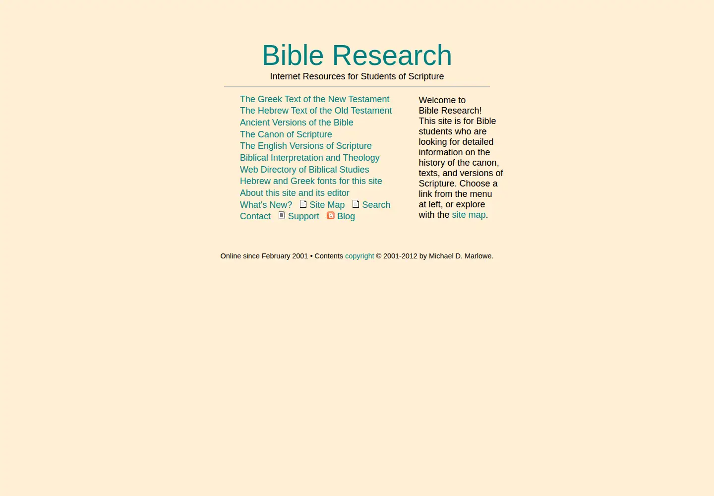 Screenshot of bible-researcher.com