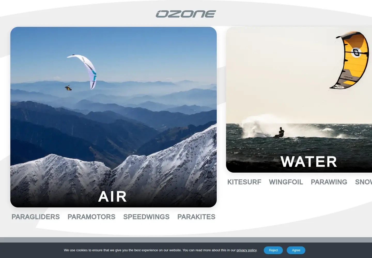 Screenshot of flyozone.com