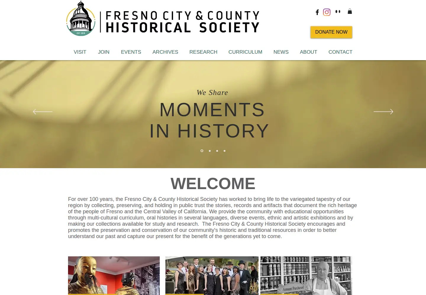 Screenshot of valleyhistory.org