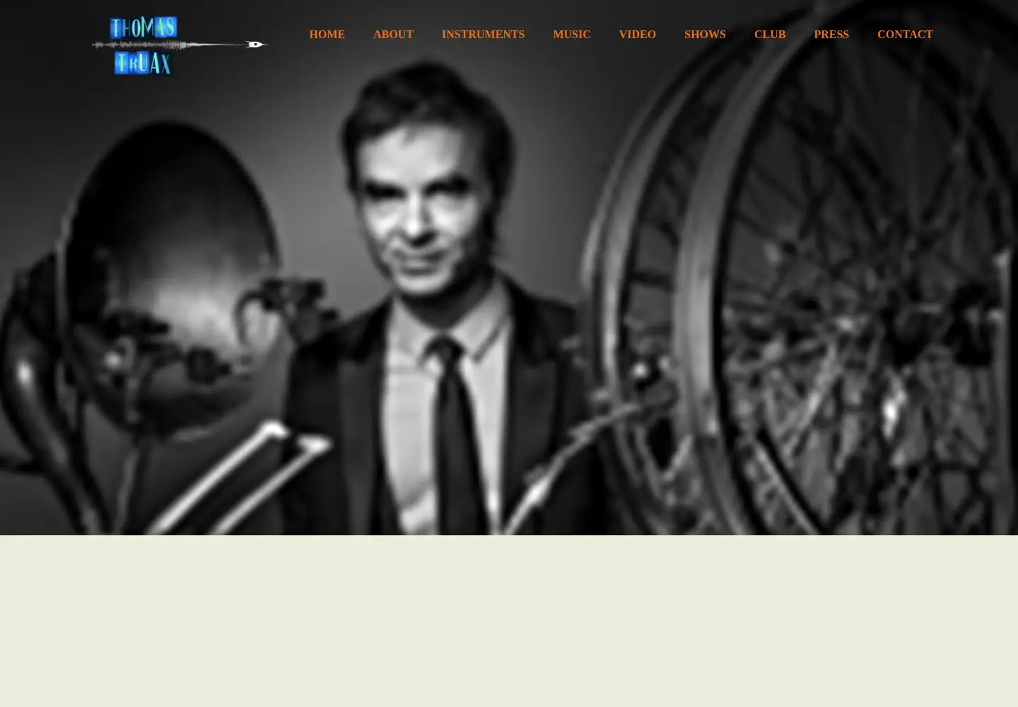 Screenshot of thomastruax.com