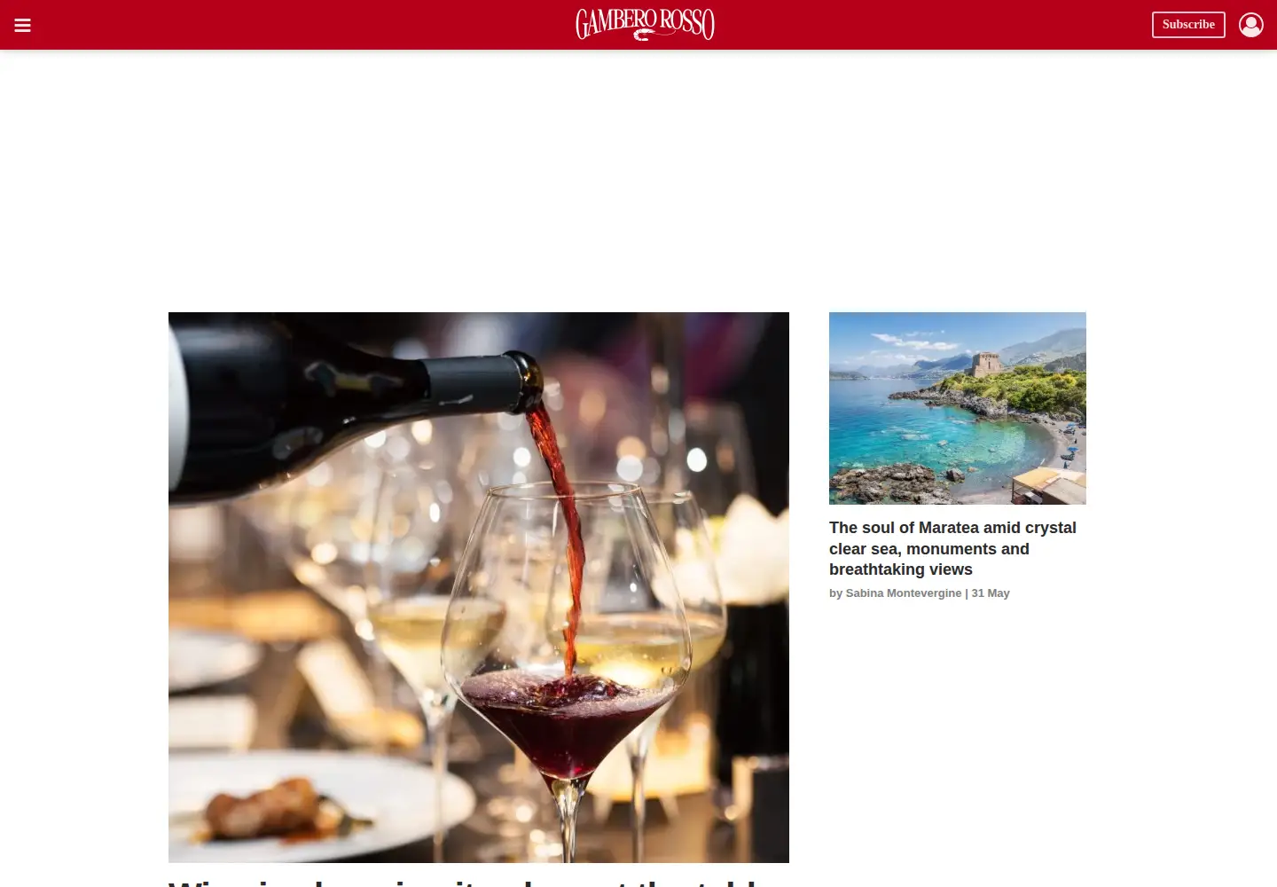 Screenshot of gamberorossointernational.com