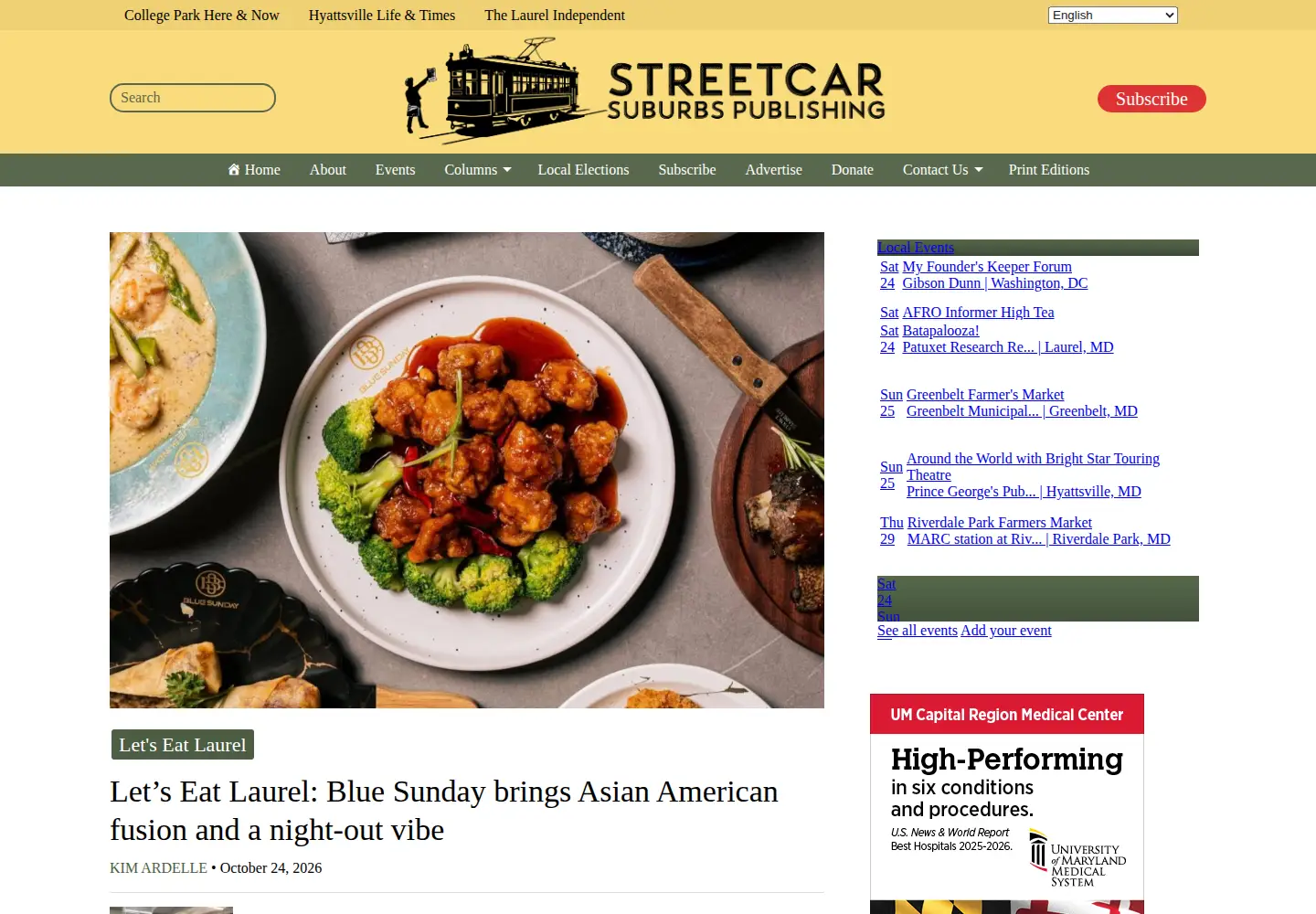 Screenshot of streetcarsuburbs.news