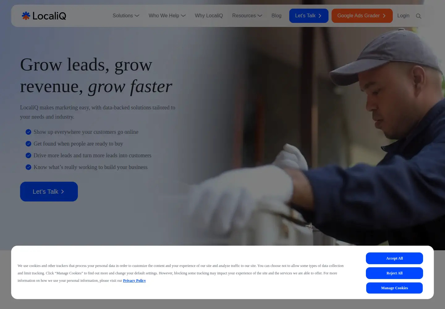 Screenshot of localiq.com