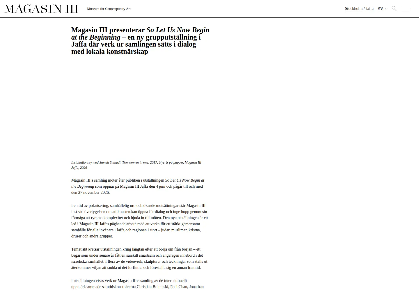 Captured homepage of magasin3.com in the current scan