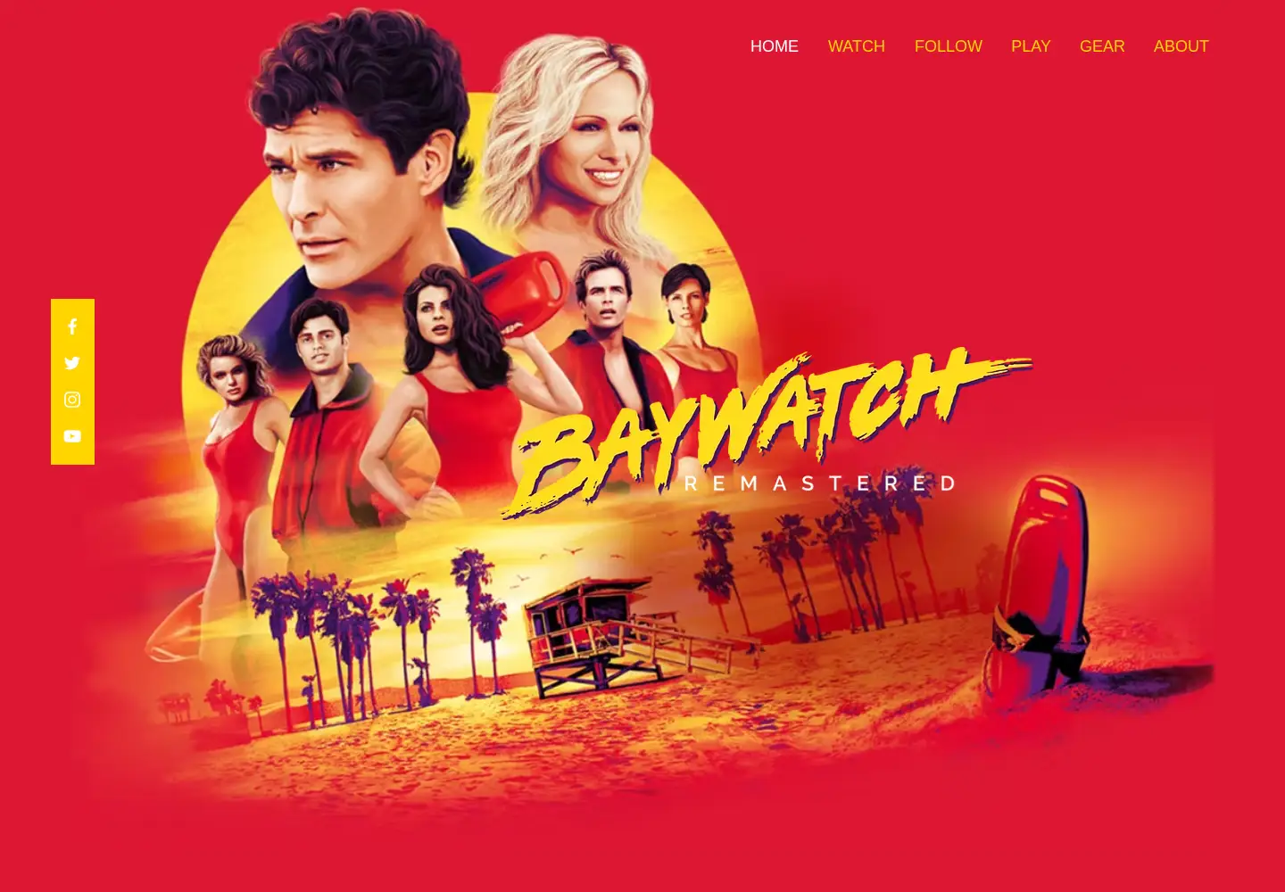 Screenshot of baywatch.com