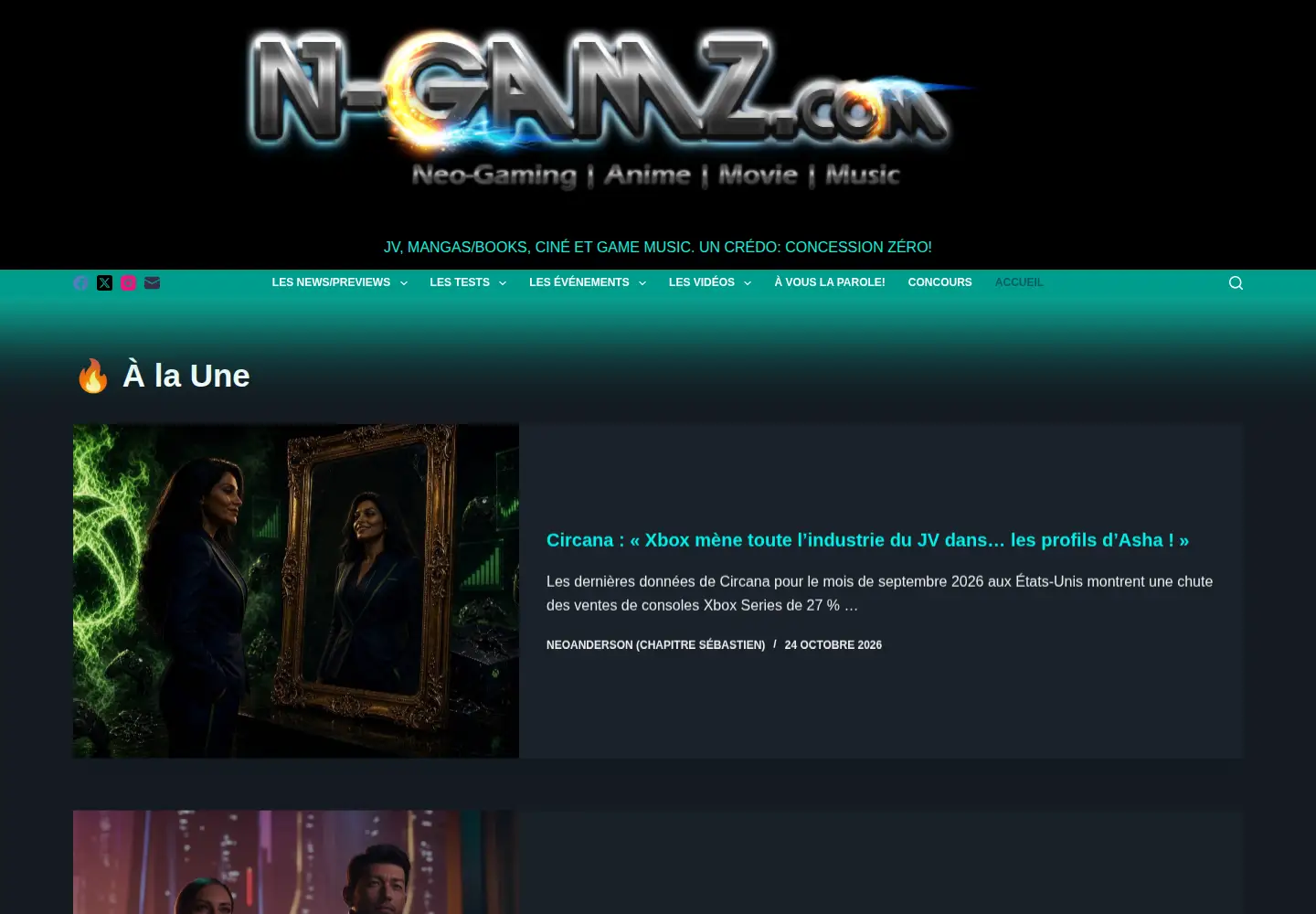 Screenshot of n-gamz.com