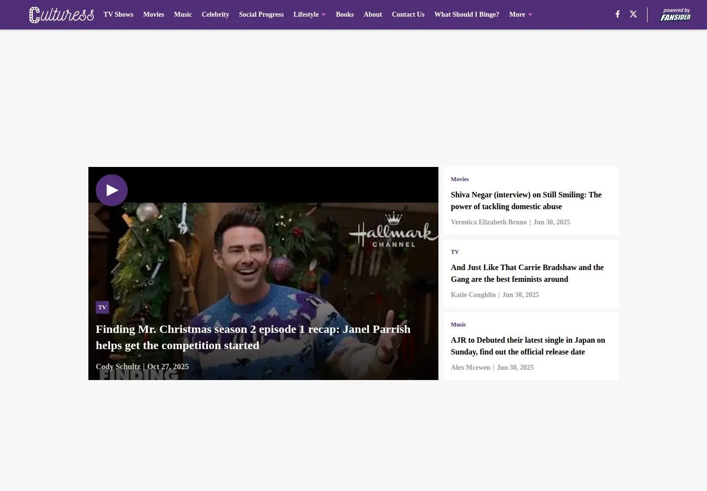Screenshot of culturess.com