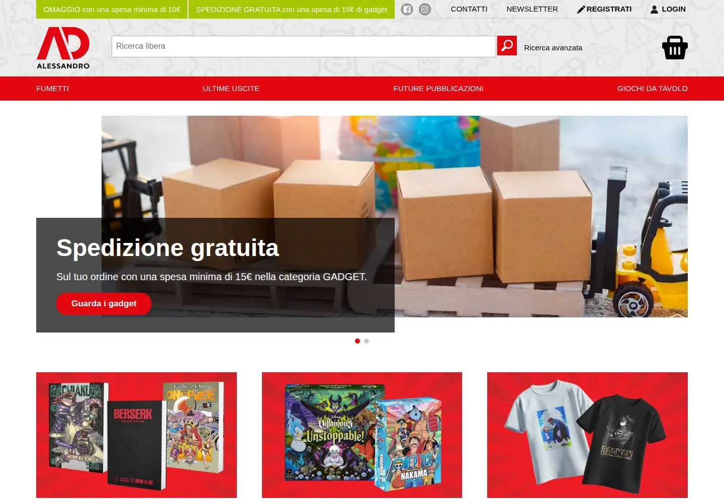 Screenshot of fumetto-online.it