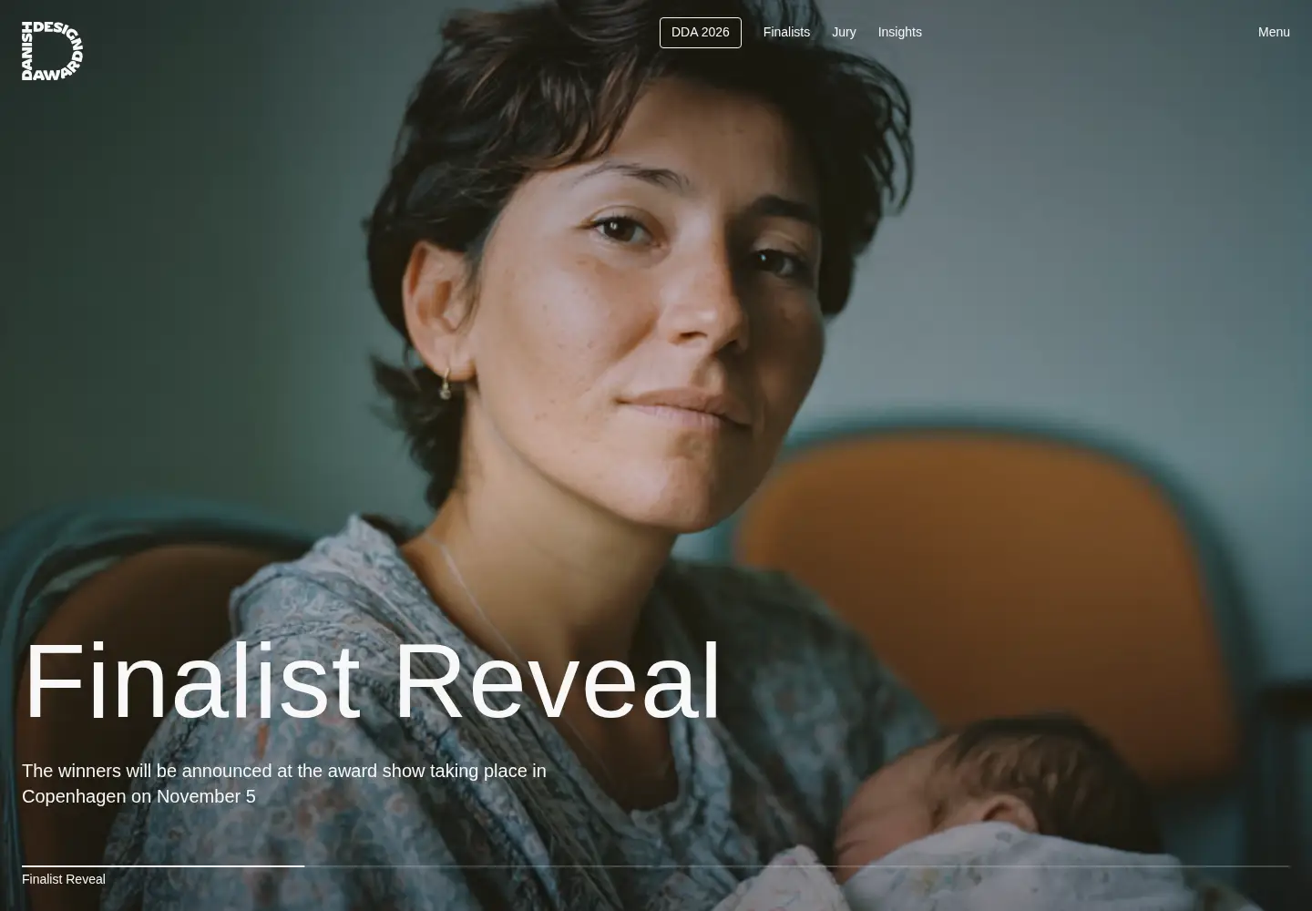 Screenshot of danishdesignaward.com