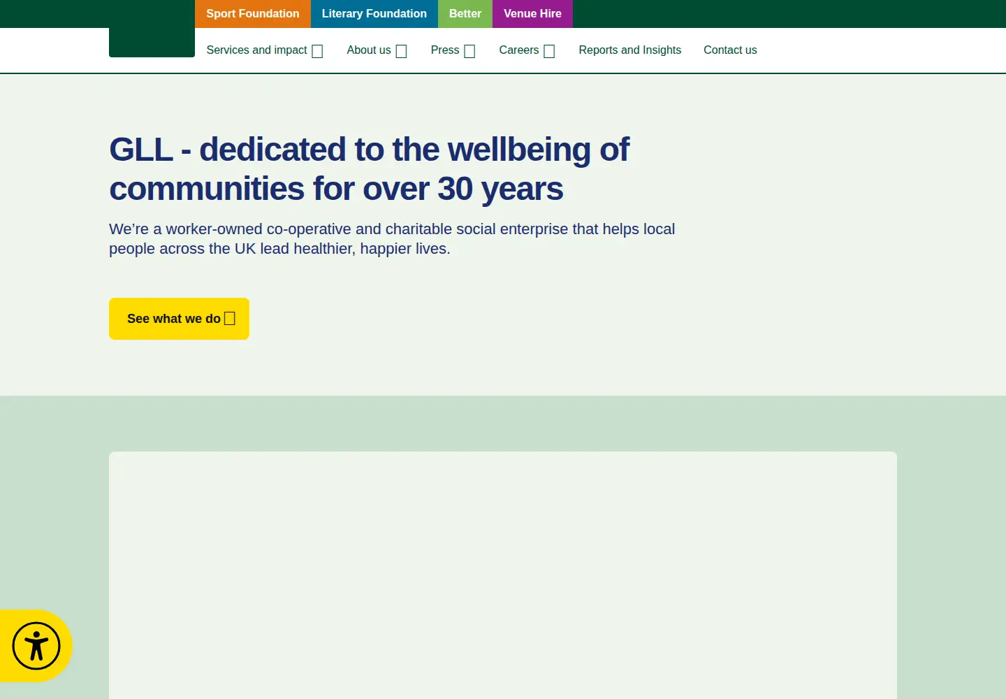 Screenshot of gll.org
