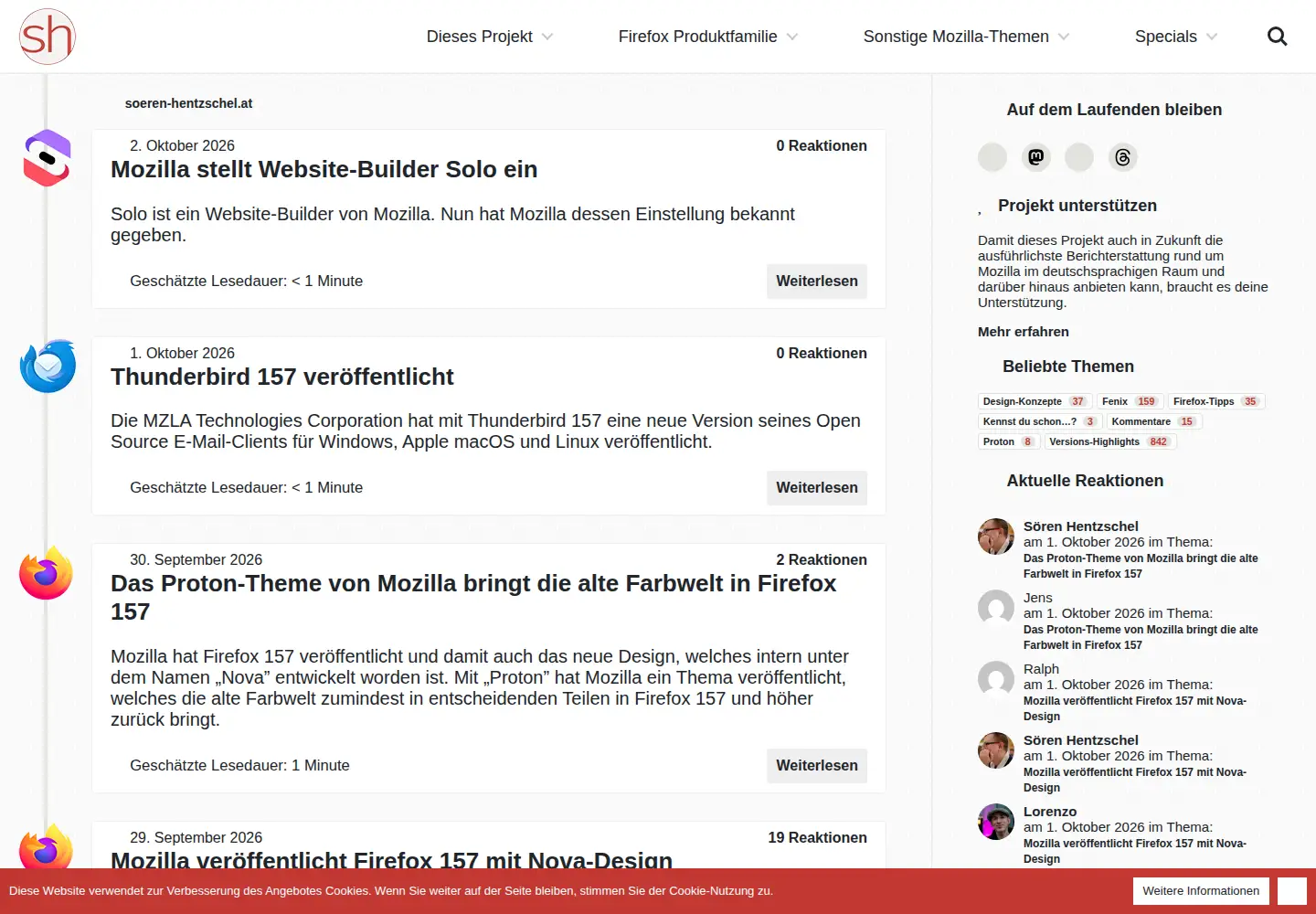 Screenshot of soeren-hentzschel.at