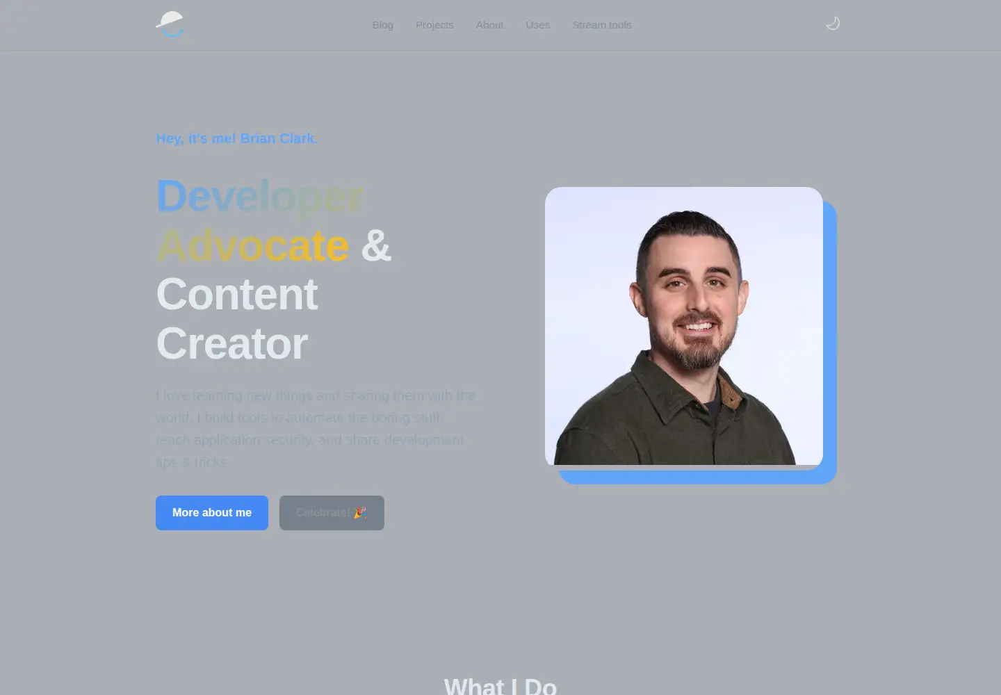 Screenshot of clarkio.com