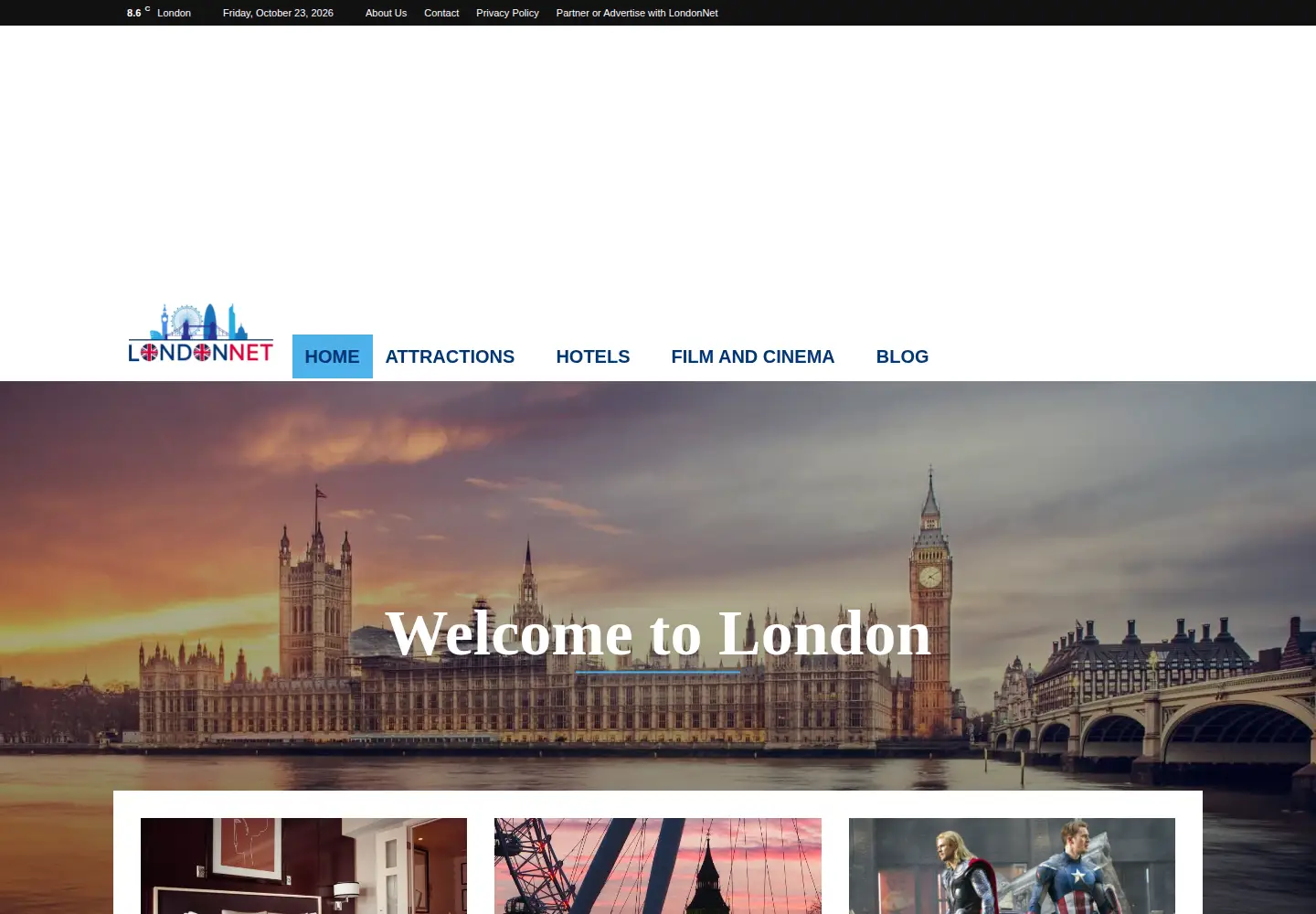 Screenshot of londonnet.co.uk
