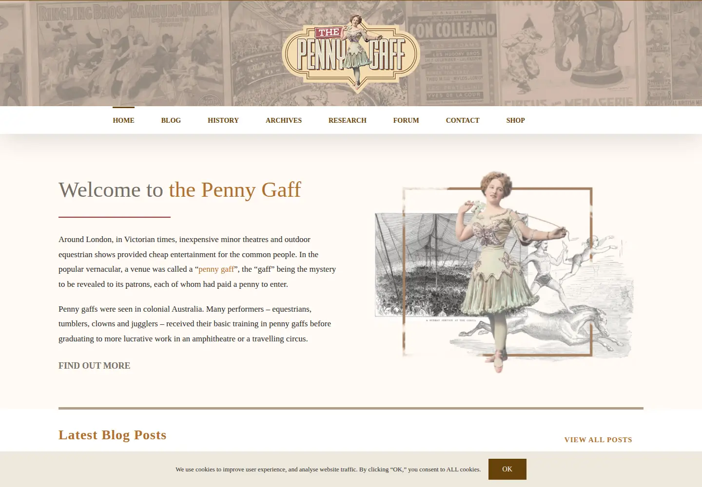Screenshot of pennygaff.com.au
