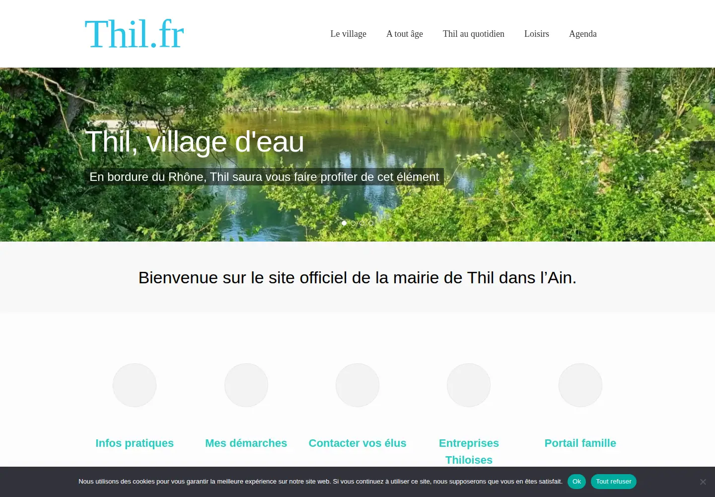 Screenshot of thil.fr