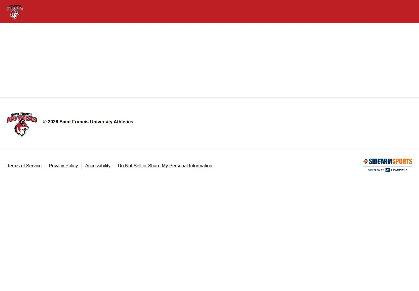 Screenshot of sfuathletics.com