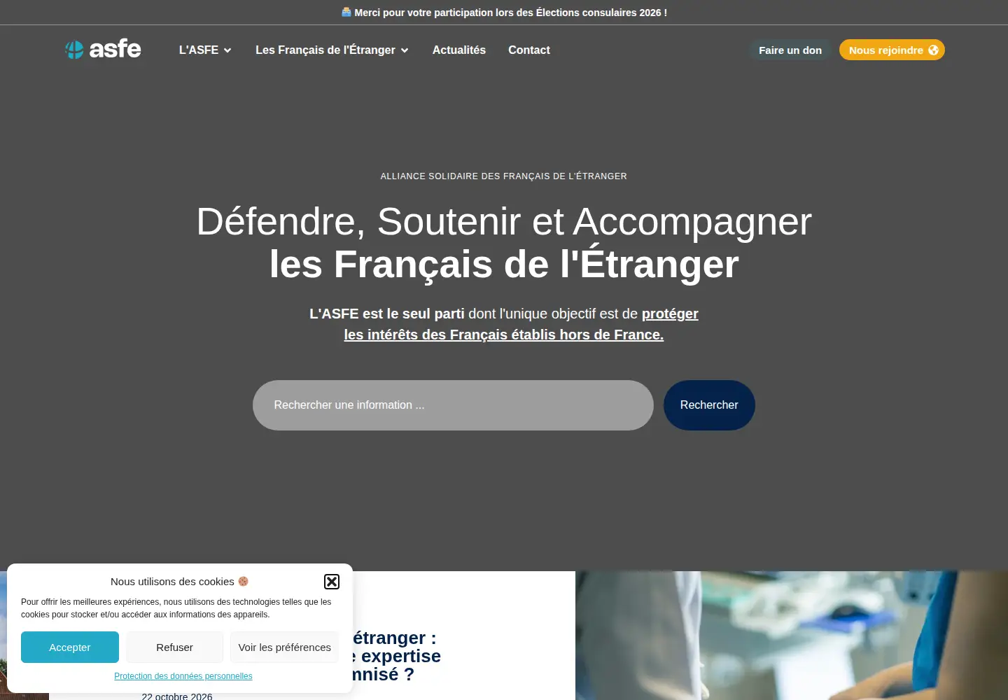 Screenshot of alliancesolidaire.org